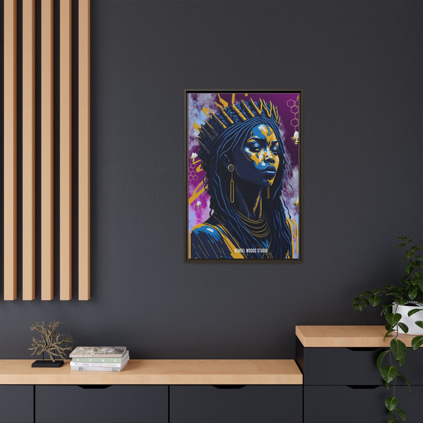 New Type Violet Canvas Gallery Wraps