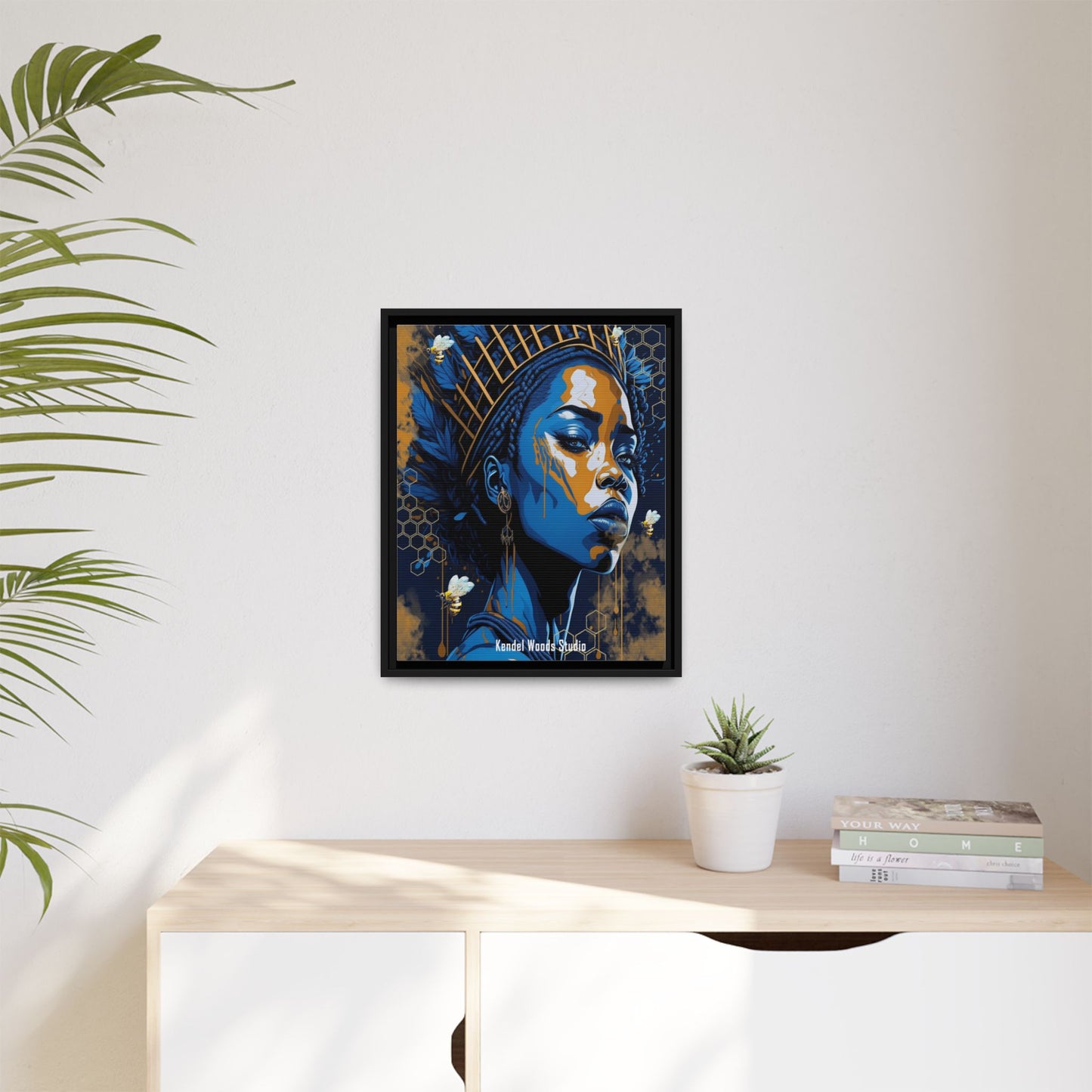 New Type Blue Canvas Gallery Wraps
