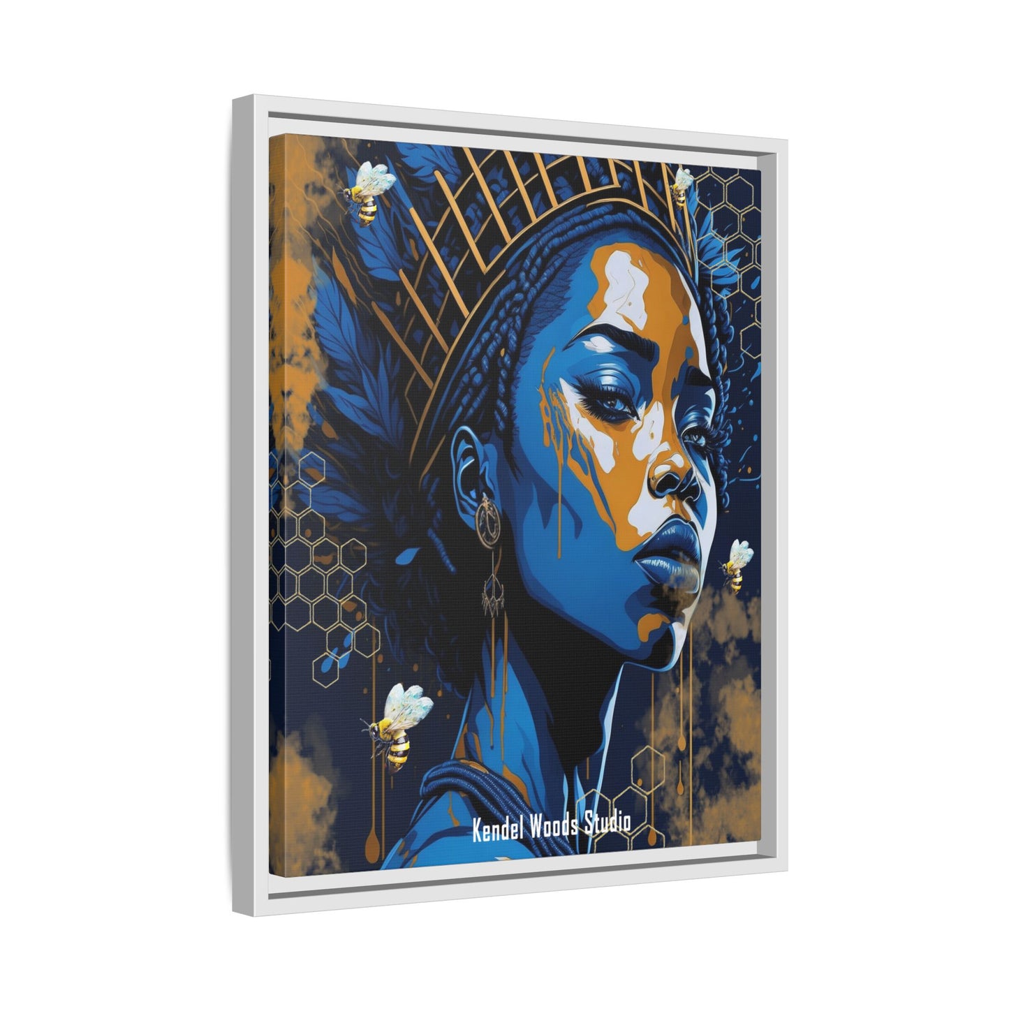 New Type Blue Canvas Gallery Wraps