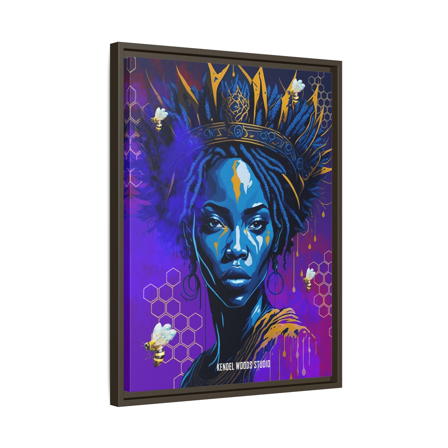 New Type Indigo Canvas Gallery Wraps