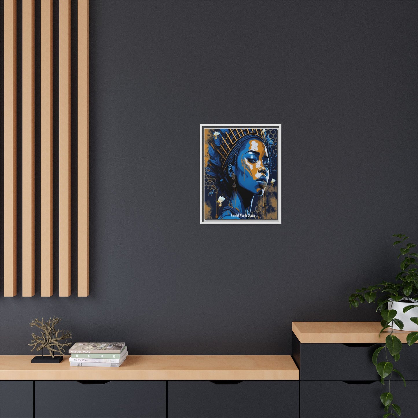 New Type Blue Canvas Gallery Wraps