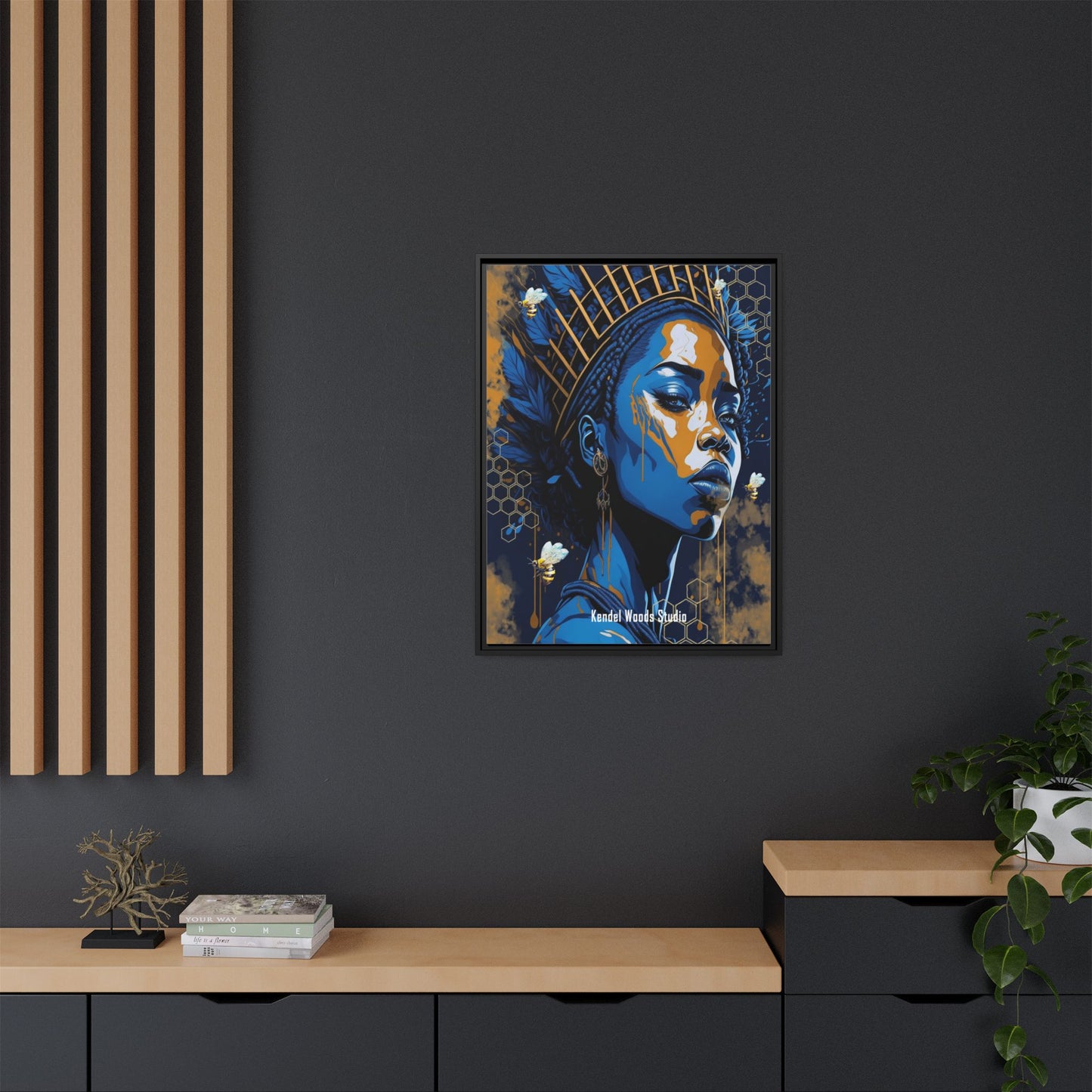 New Type Blue Canvas Gallery Wraps