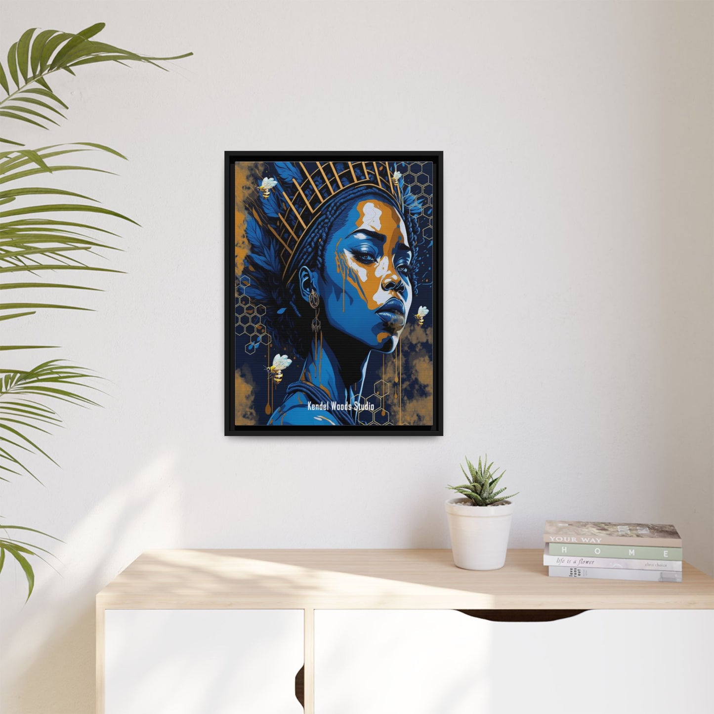 New Type Blue Canvas Gallery Wraps