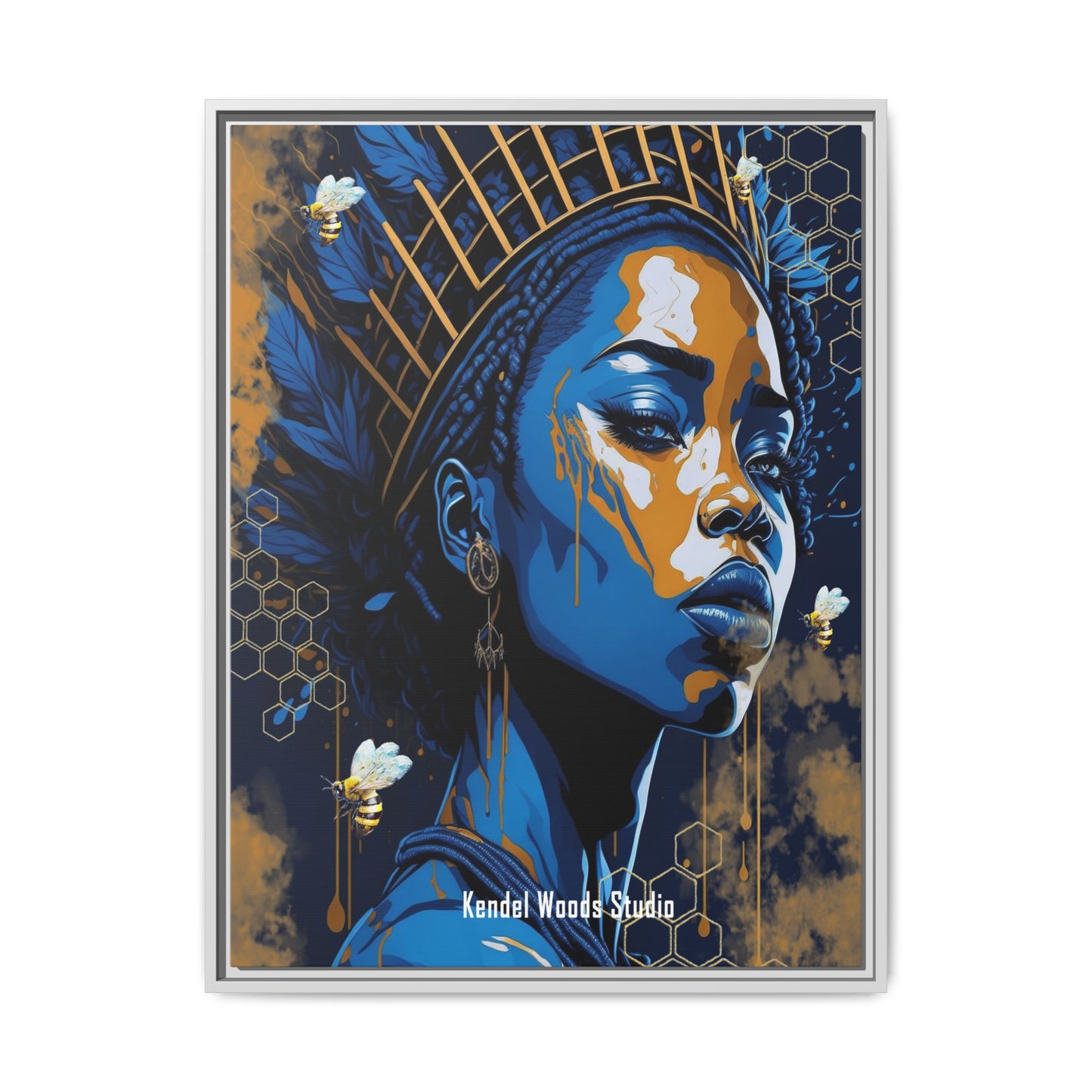 New Type Blue Canvas Gallery Wraps