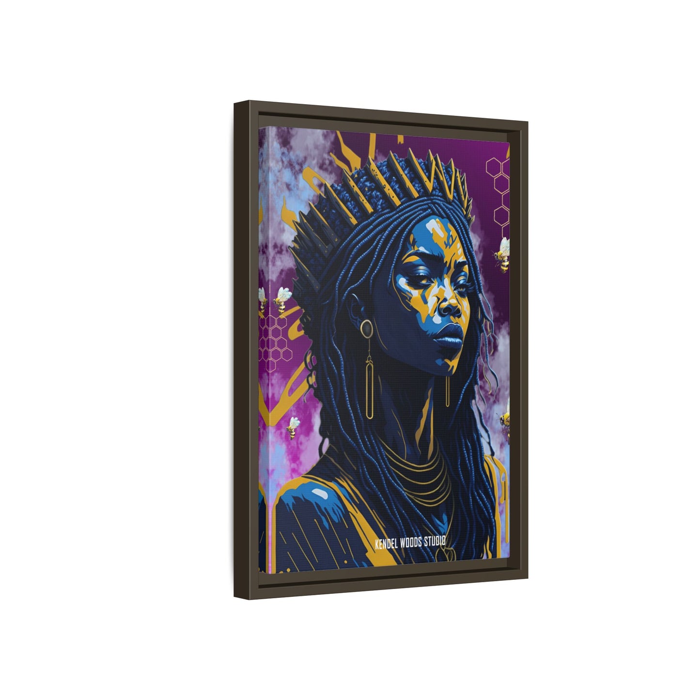 New Type Violet Canvas Gallery Wraps