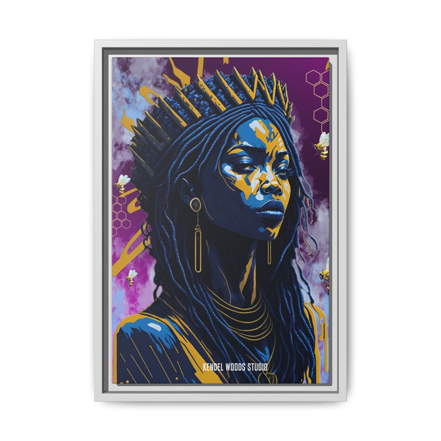 New Type Violet Canvas Gallery Wraps