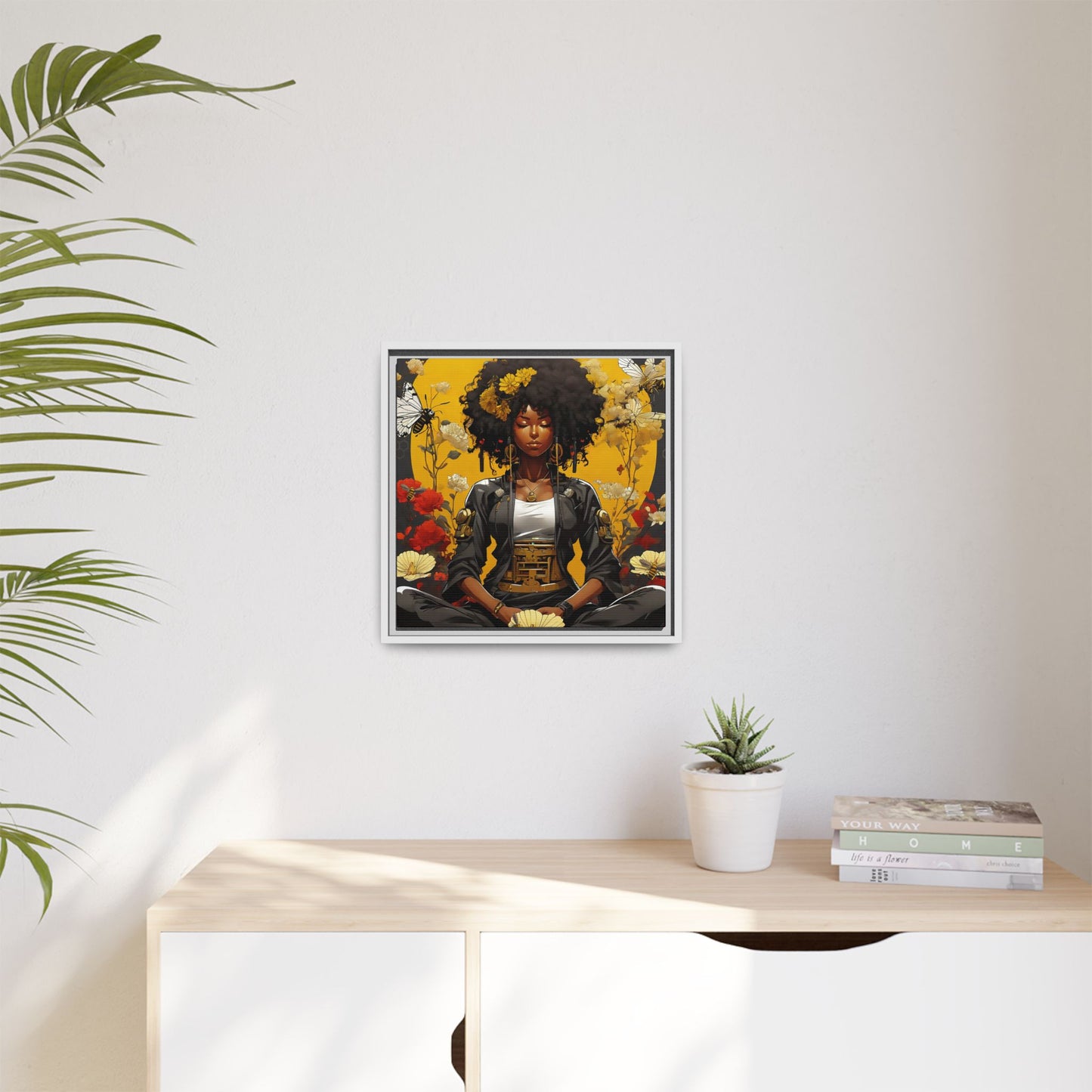 Garden Meditation " Meditation" Canvas Gallery Wraps
