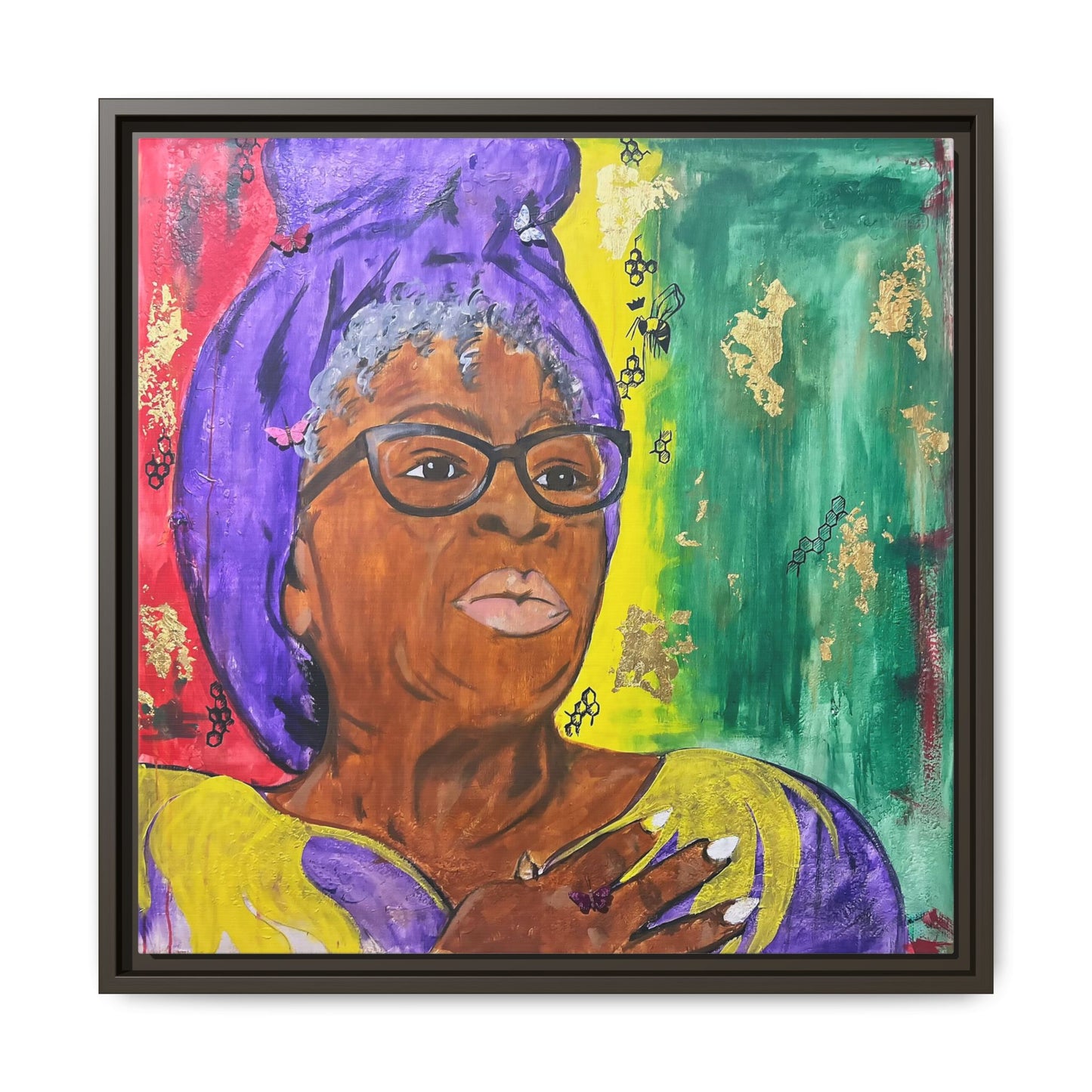 Ms. Opal Lee- Grandmother of Juneteenth-Canvas Gallery Wraps
