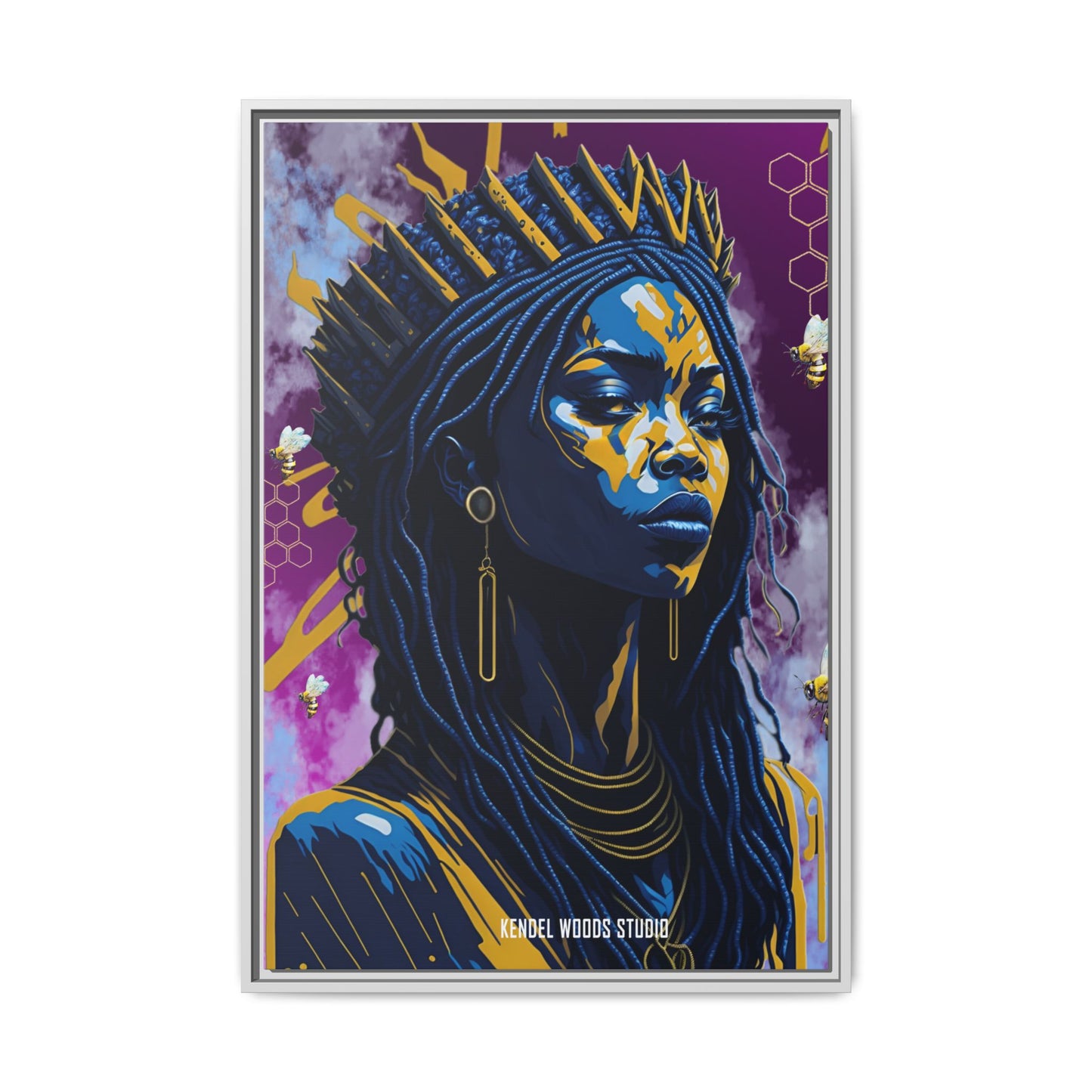 New Type Violet Canvas Gallery Wraps