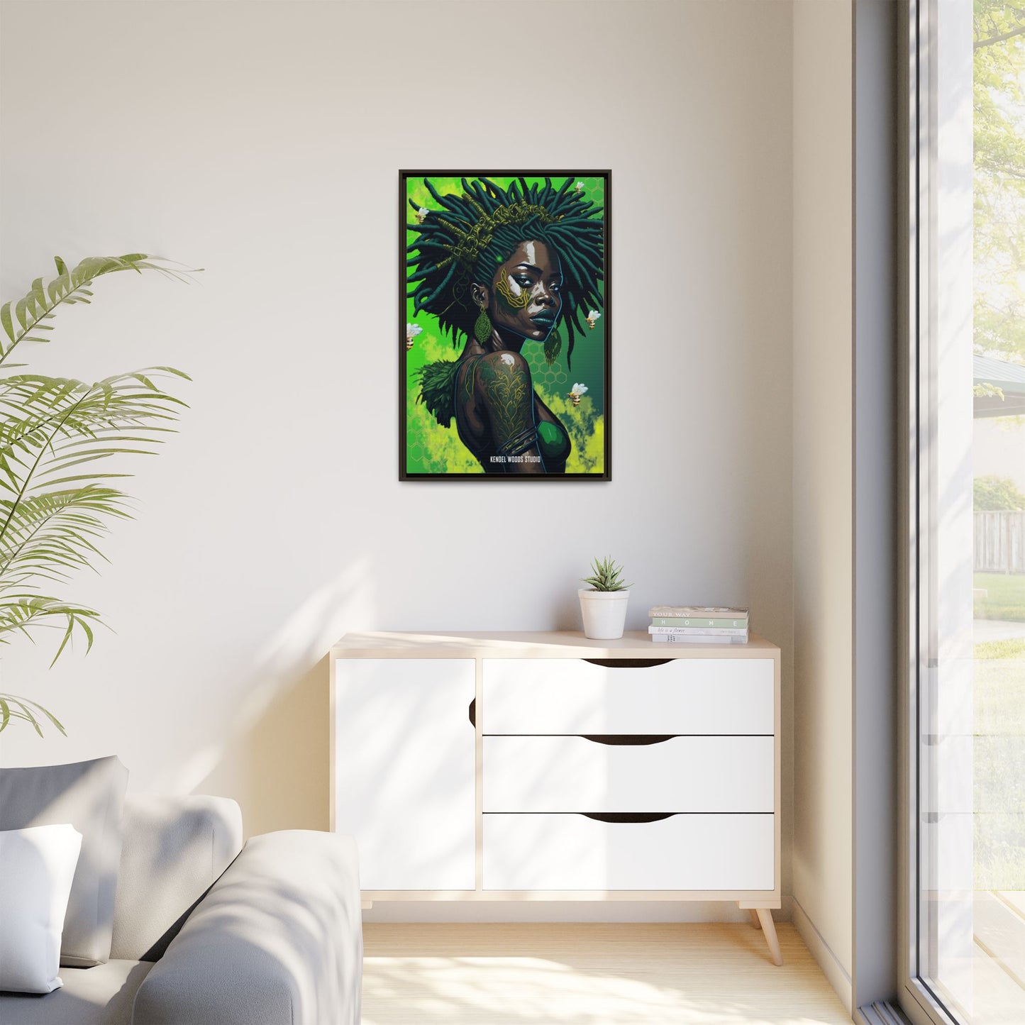 New Type Green Canvas Gallery Wraps