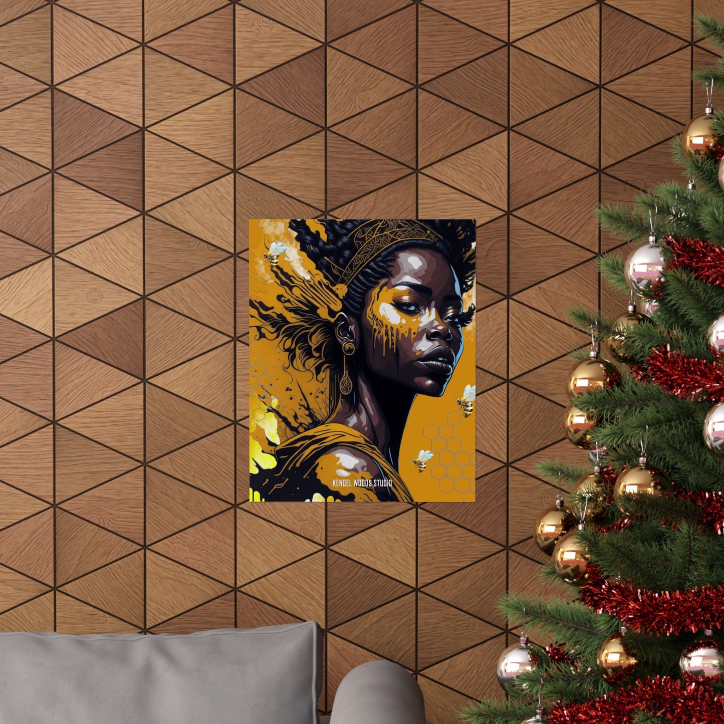 New Type Orange Matte Vertical Posters