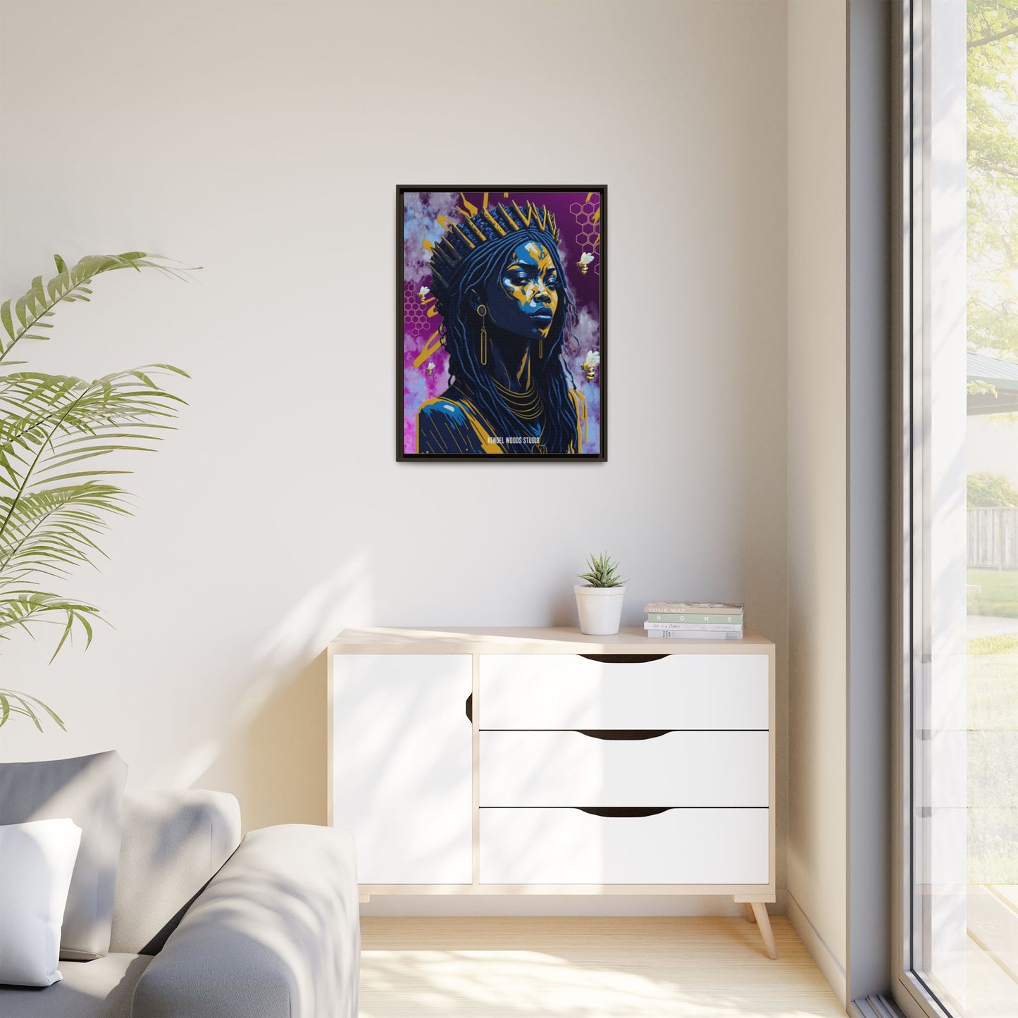 New Type Violet Canvas Gallery Wraps