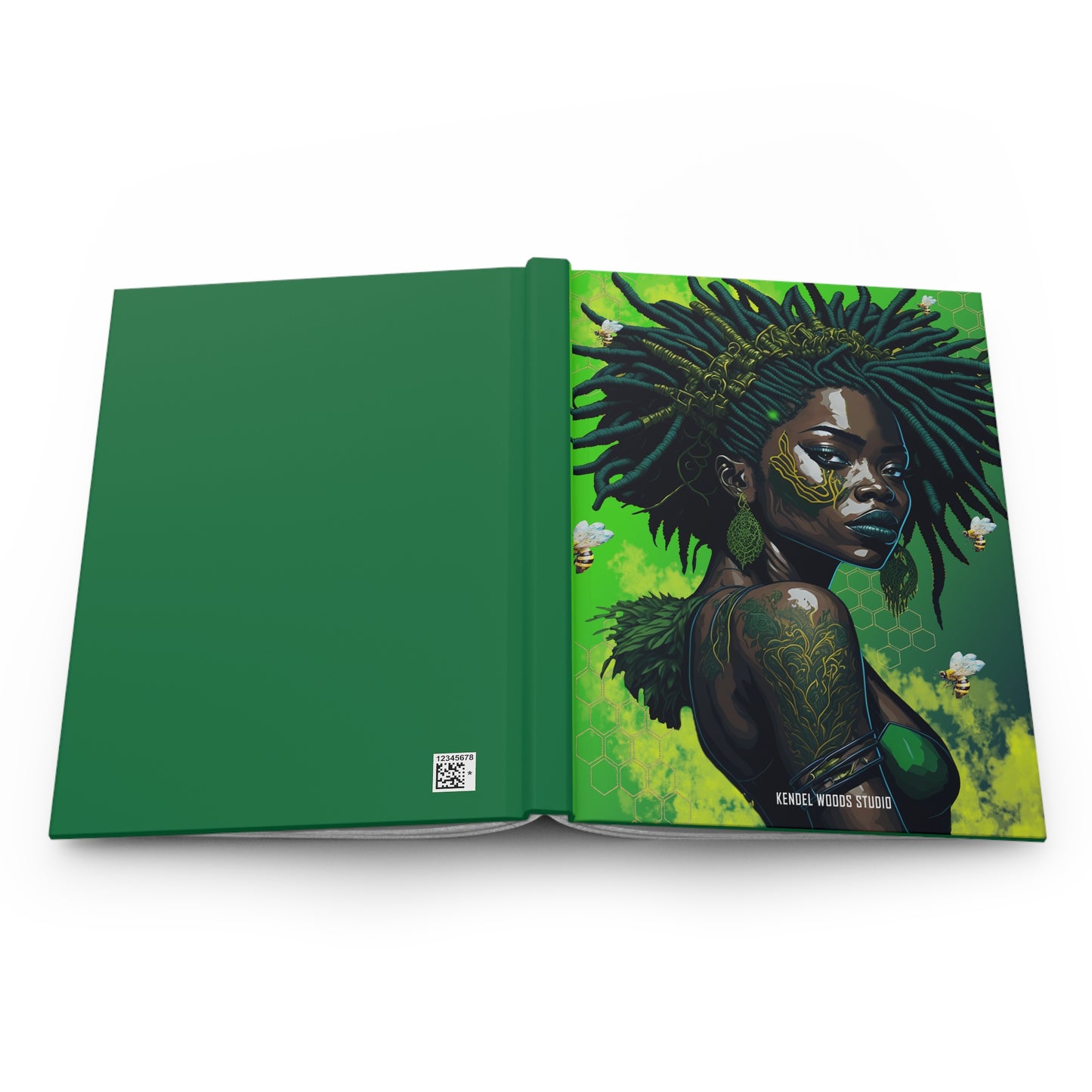 New Type Green Hardcover Journal Matte