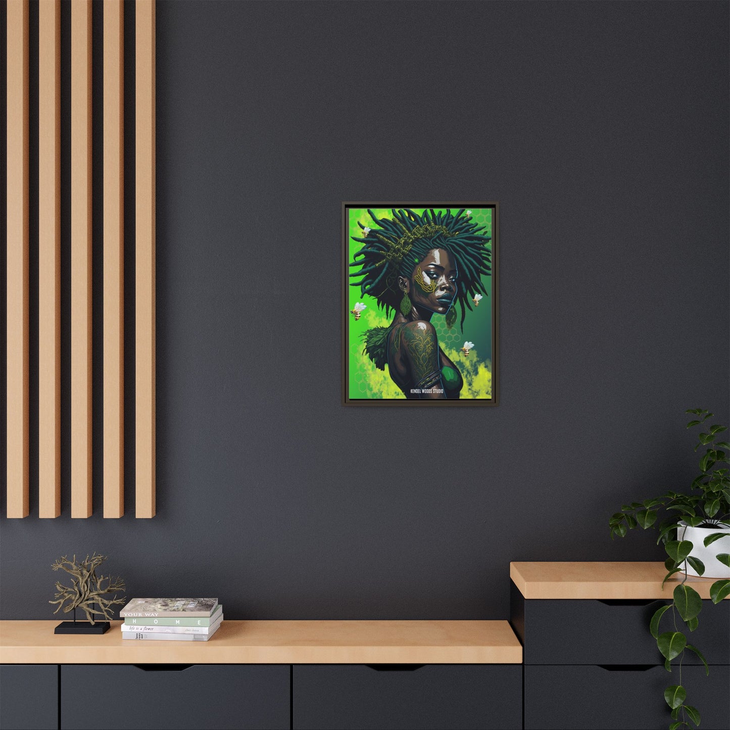 New Type Green Canvas Gallery Wraps
