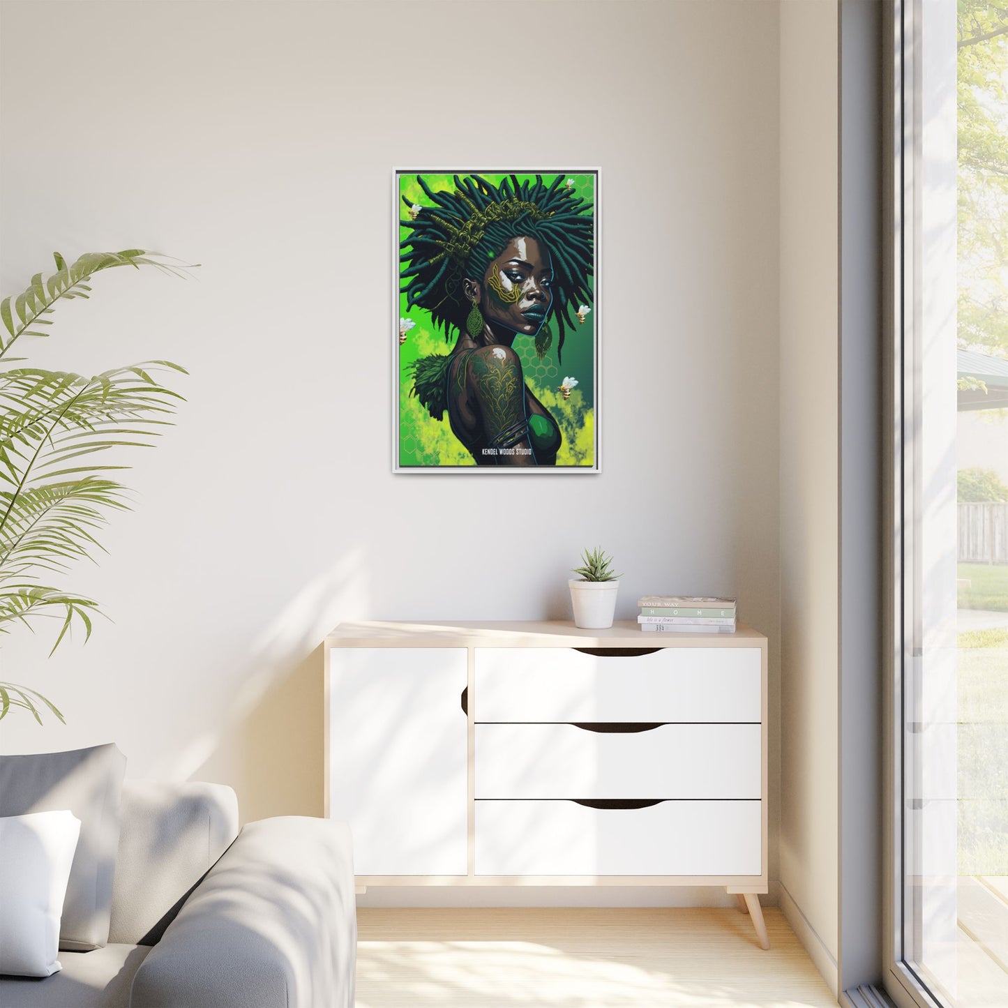 New Type Green Canvas Gallery Wraps