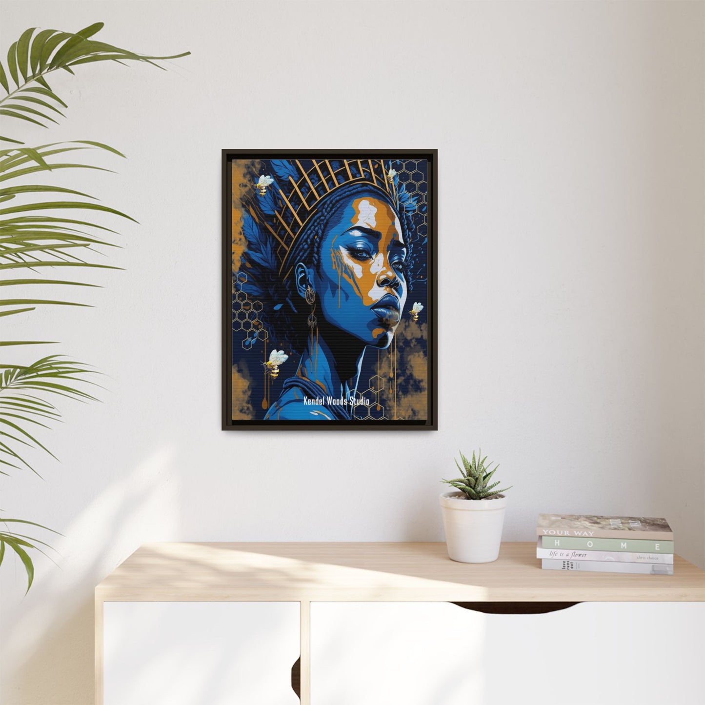 New Type Blue Canvas Gallery Wraps