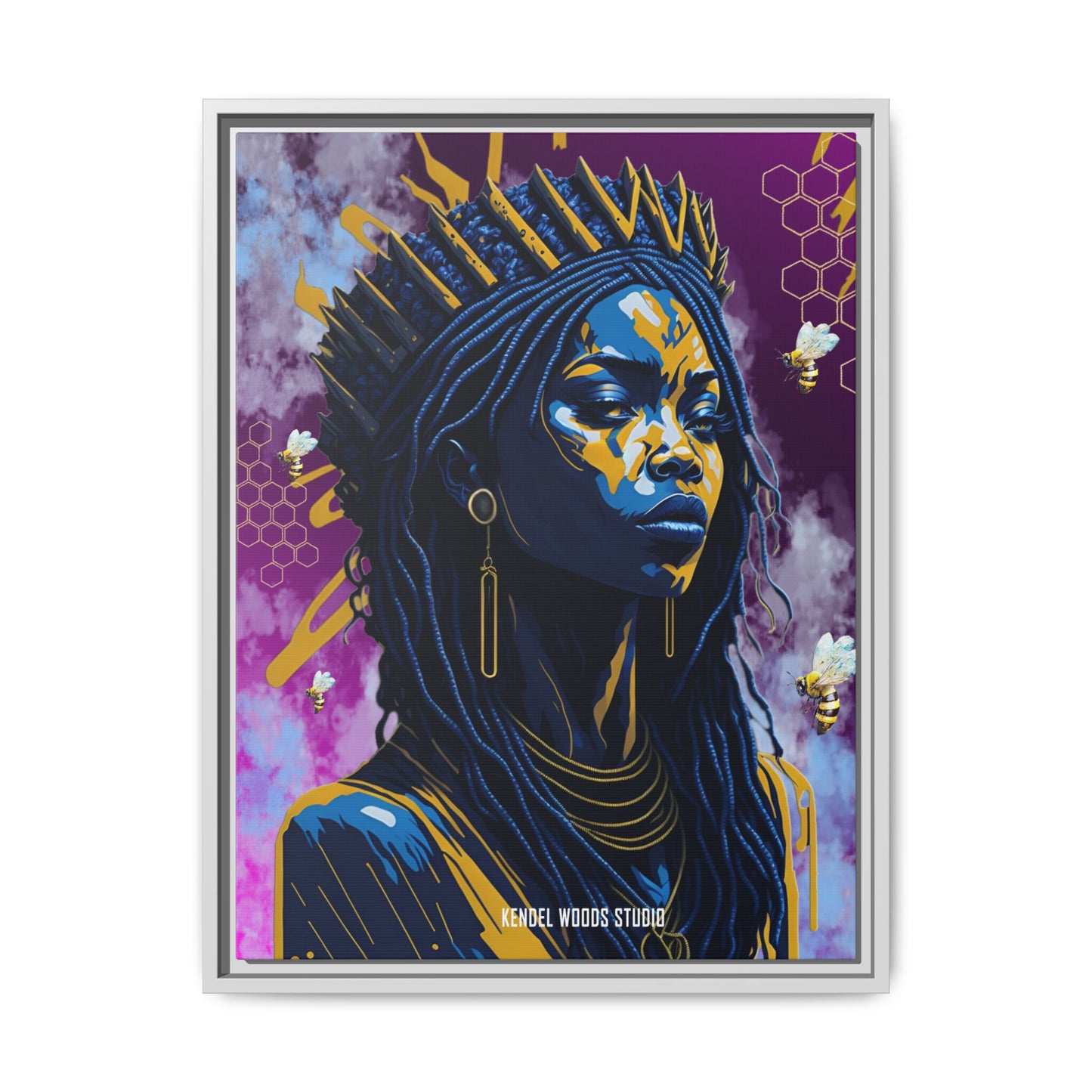 New Type Violet Canvas Gallery Wraps