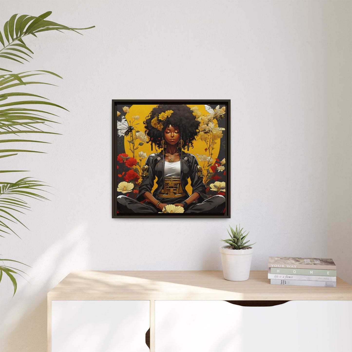 Garden Meditation " Meditation" Canvas Gallery Wraps