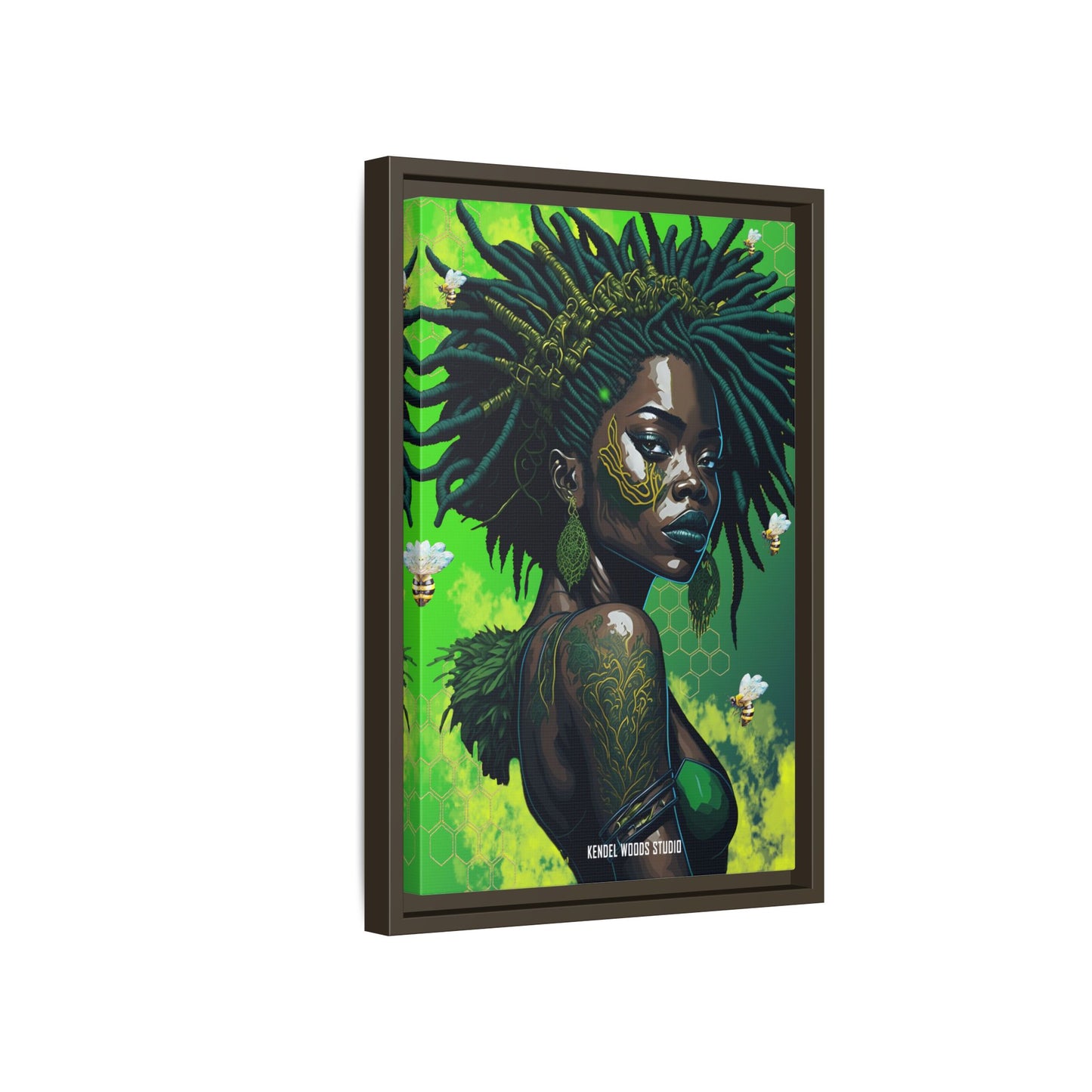 New Type Green Canvas Gallery Wraps