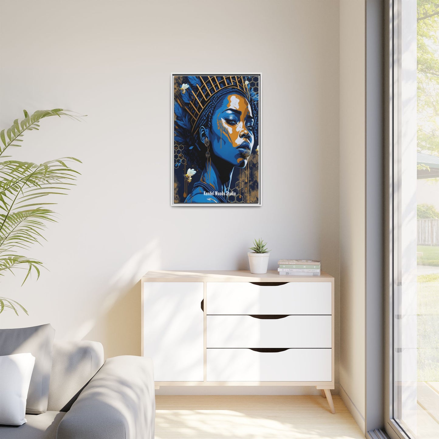 New Type Blue Canvas Gallery Wraps