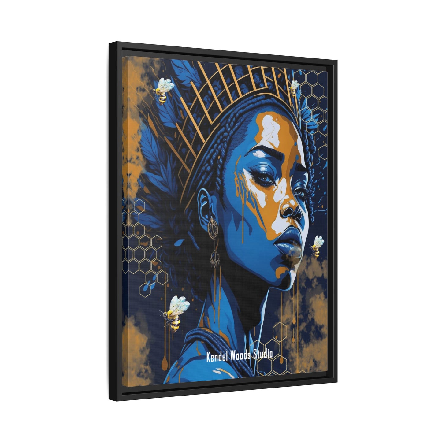 New Type Blue Canvas Gallery Wraps