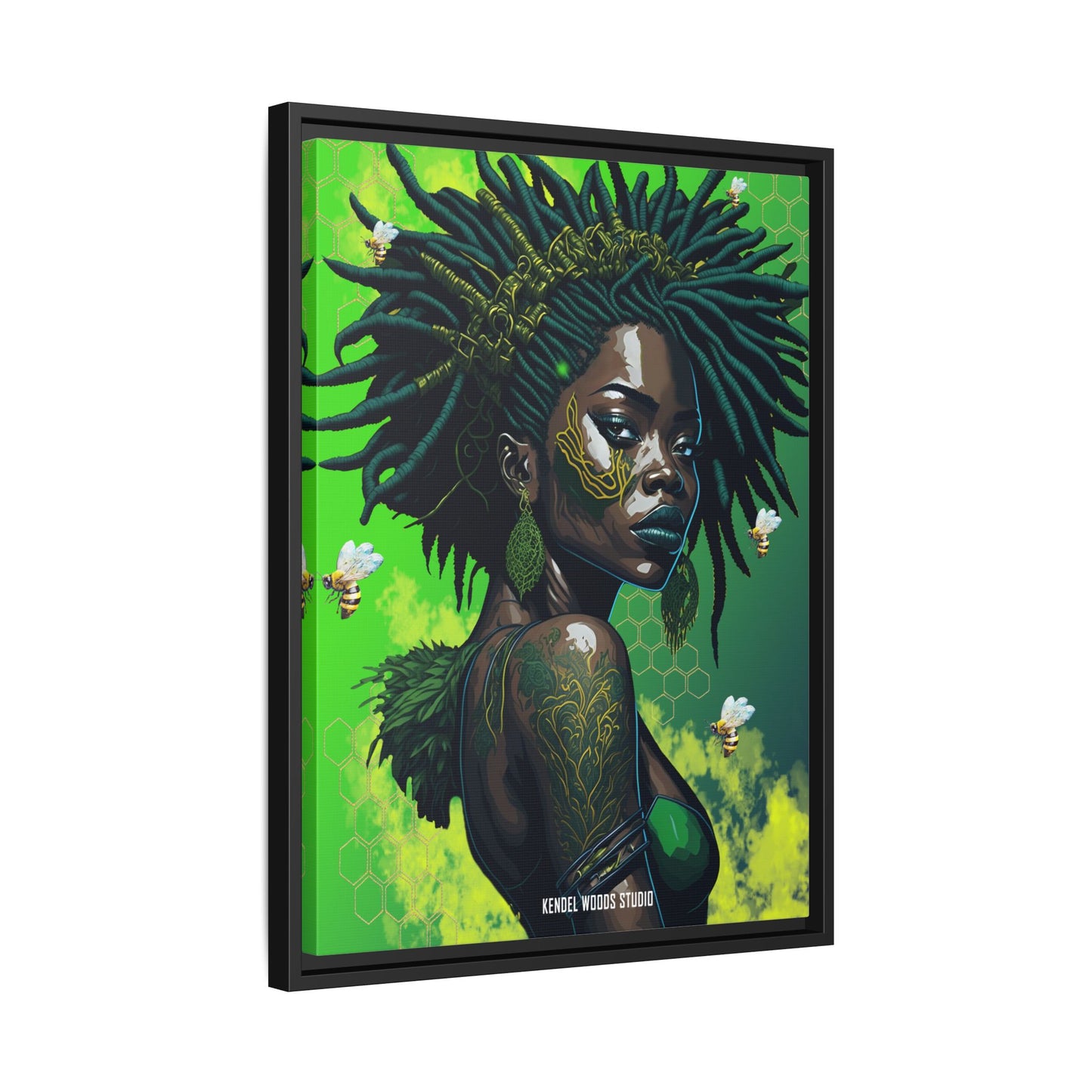 New Type Green Canvas Gallery Wraps
