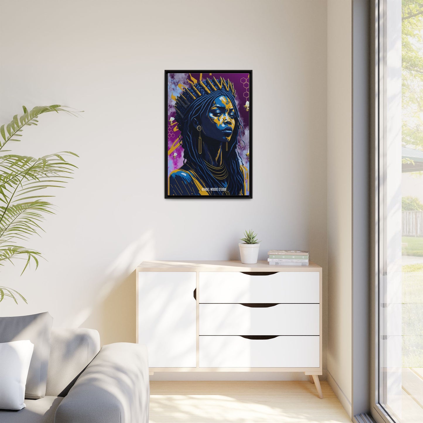 New Type Violet Canvas Gallery Wraps