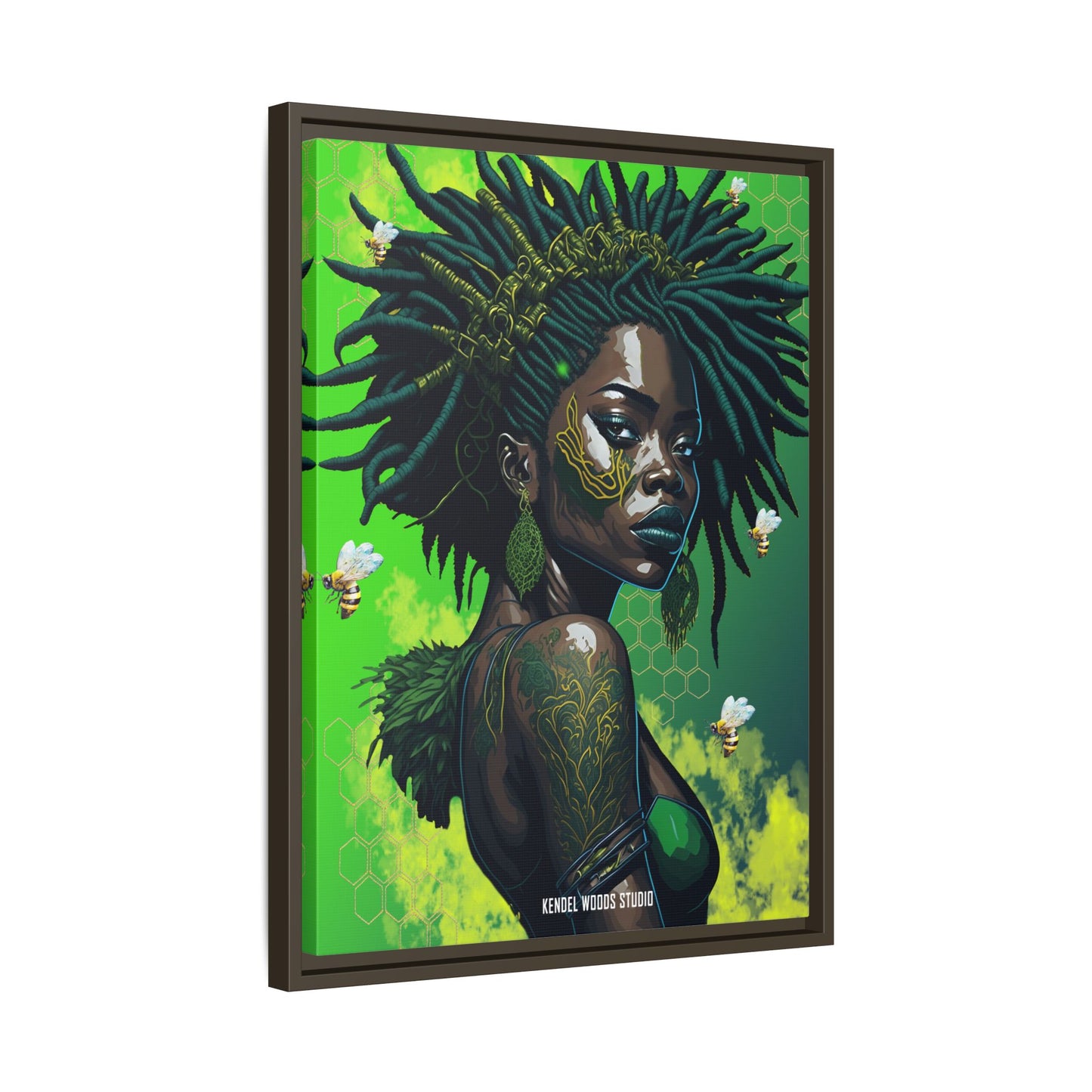 New Type Green Canvas Gallery Wraps