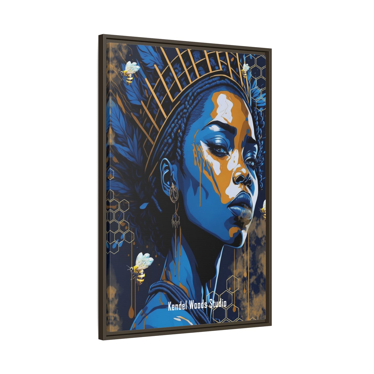 New Type Blue Canvas Gallery Wraps