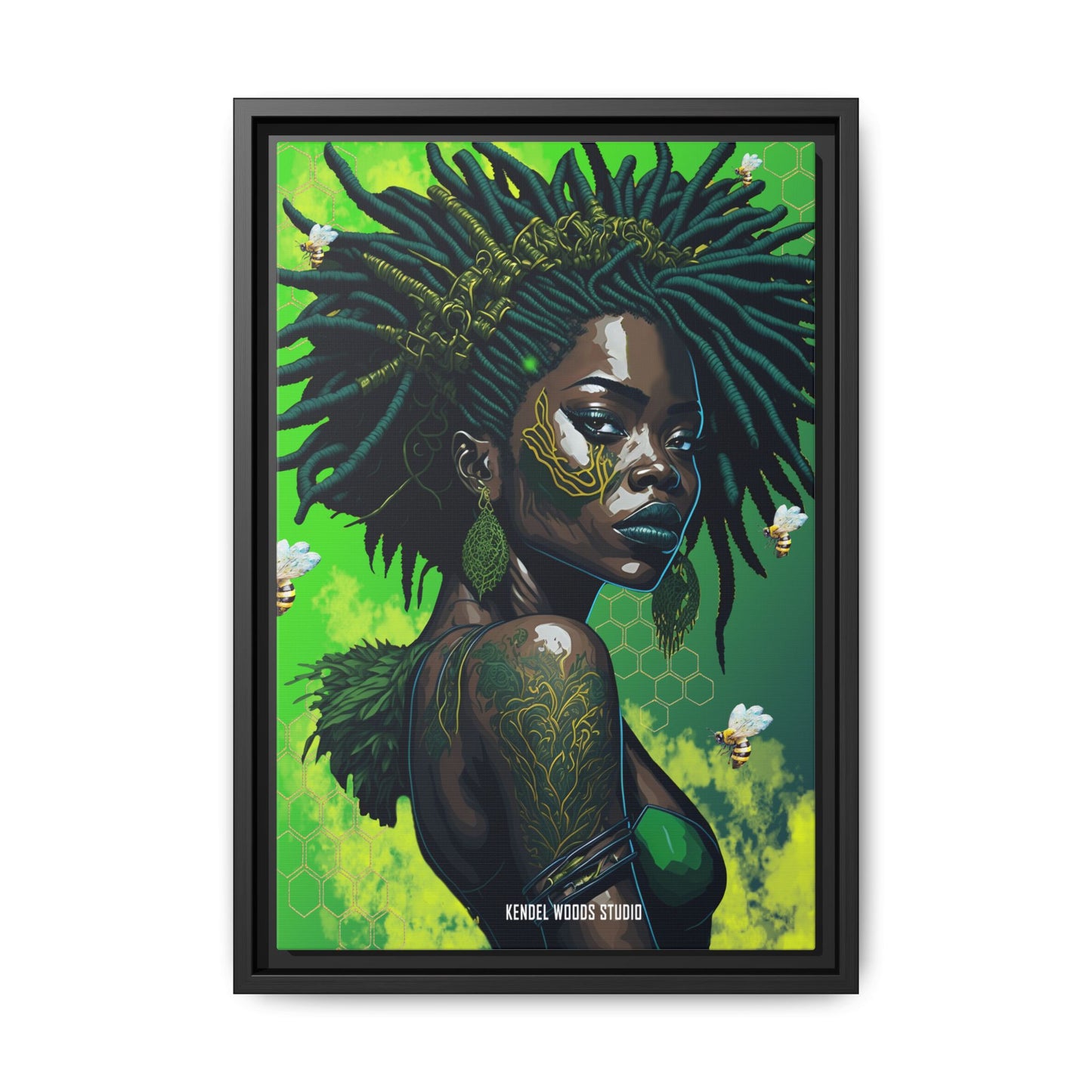New Type Green Canvas Gallery Wraps