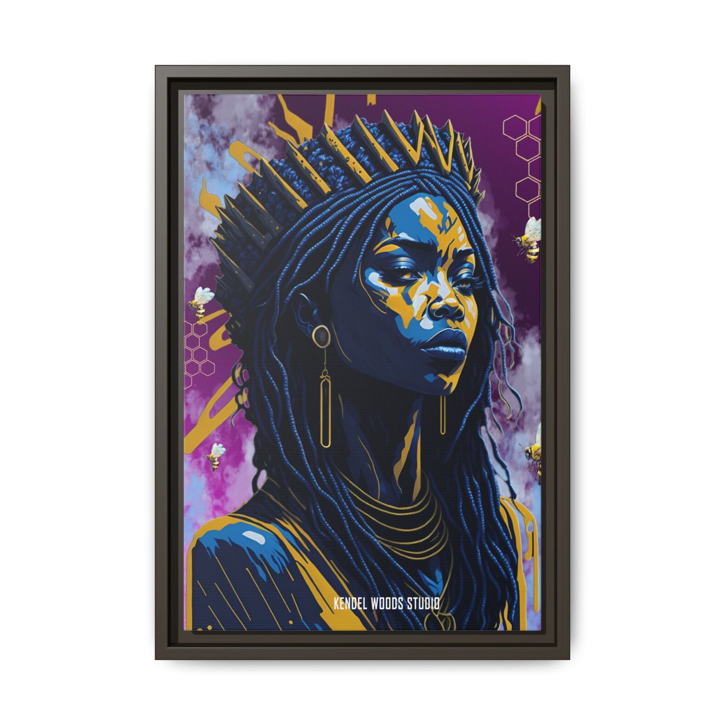 New Type Violet Canvas Gallery Wraps