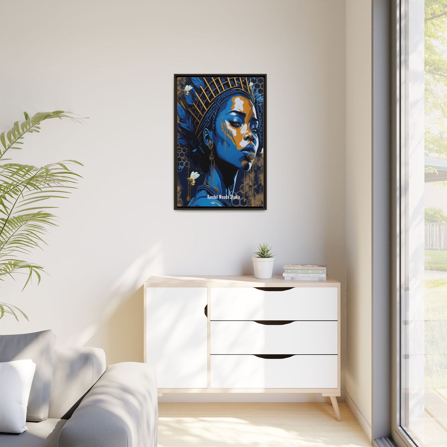 New Type Blue Canvas Gallery Wraps