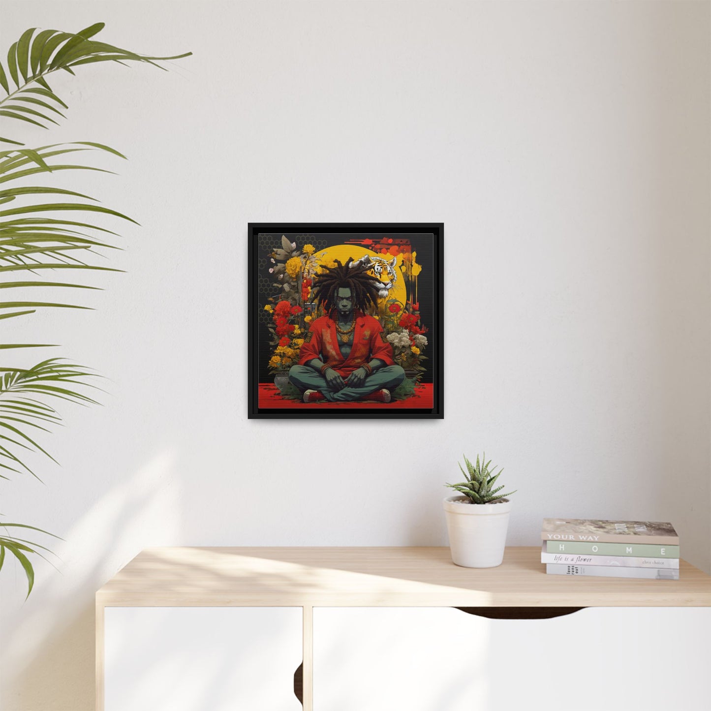 AfroBotRai " Meditation" Canvas Gallery Wraps