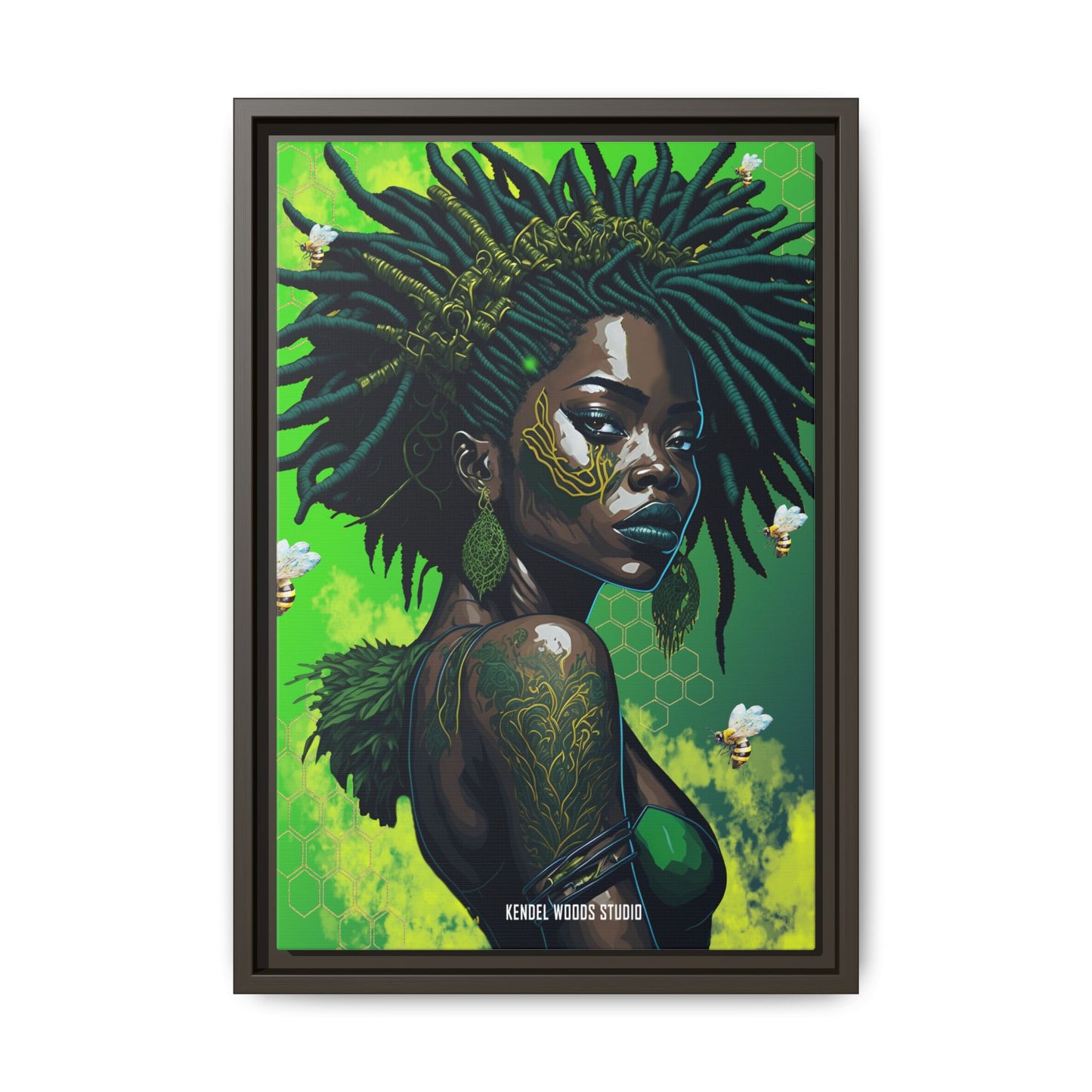 New Type Green Canvas Gallery Wraps