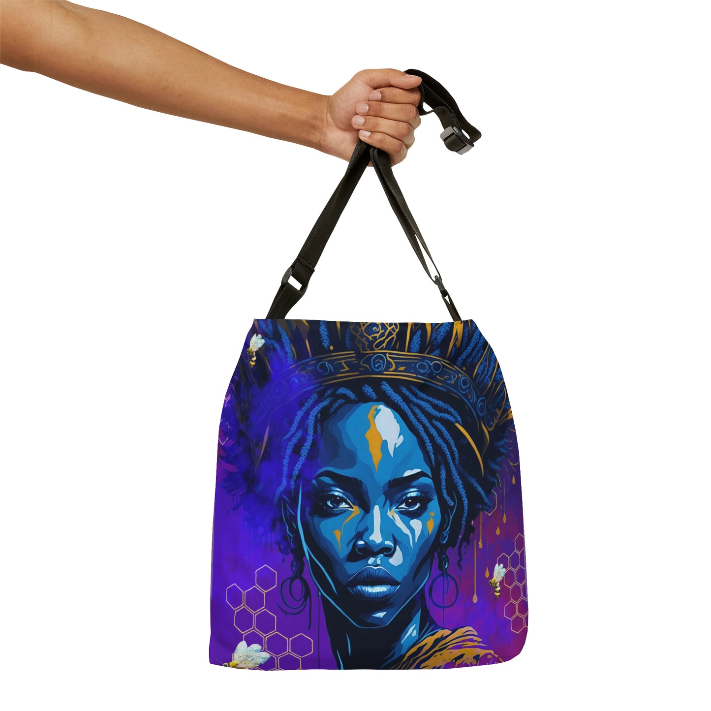 New Type Indigo Tote Bag (AOP)