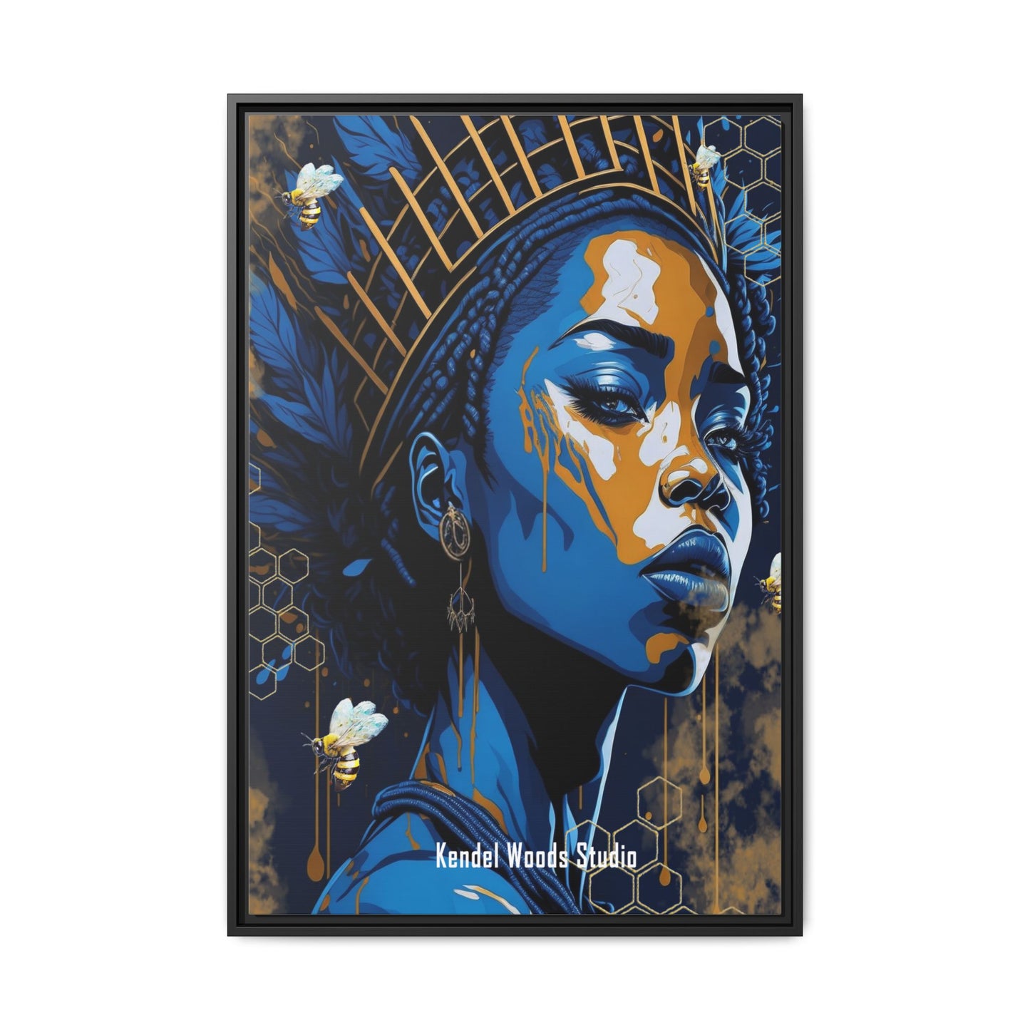 New Type Blue Canvas Gallery Wraps