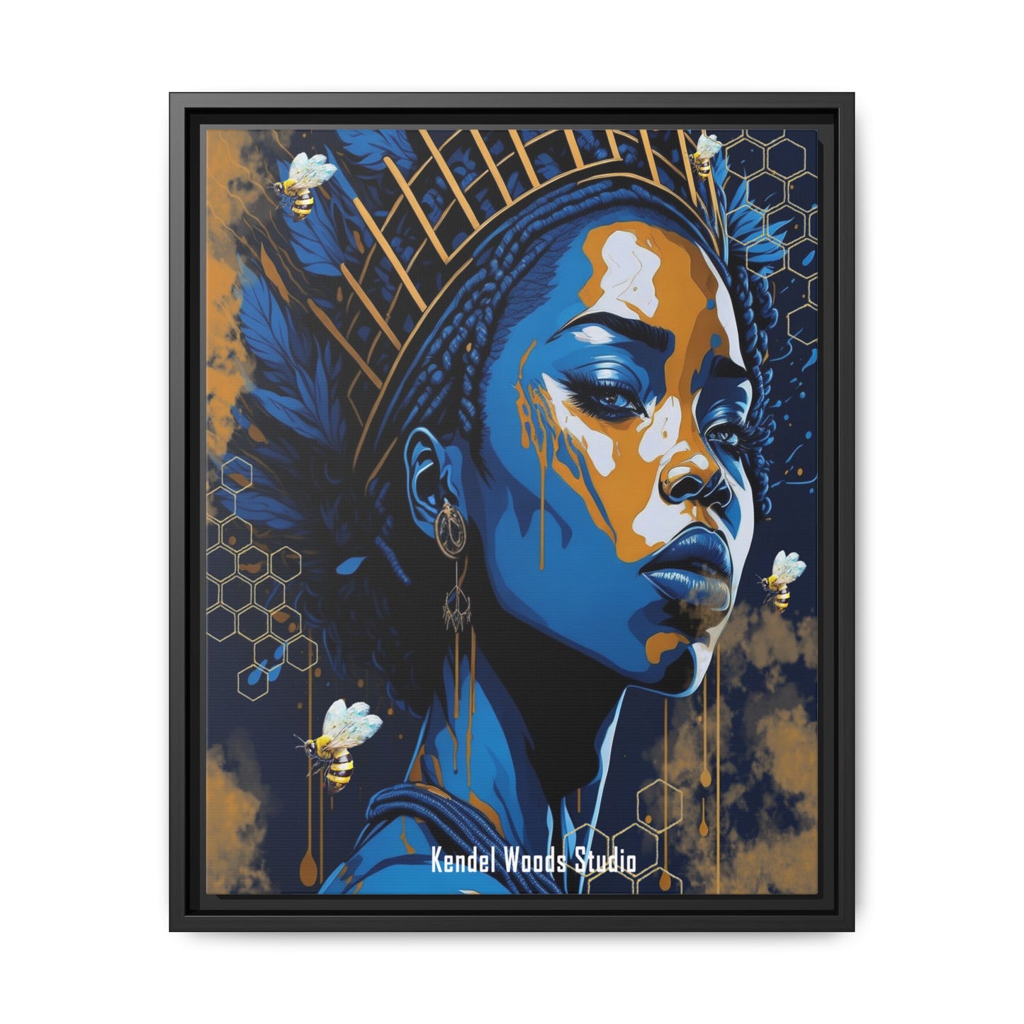 New Type Blue Canvas Gallery Wraps