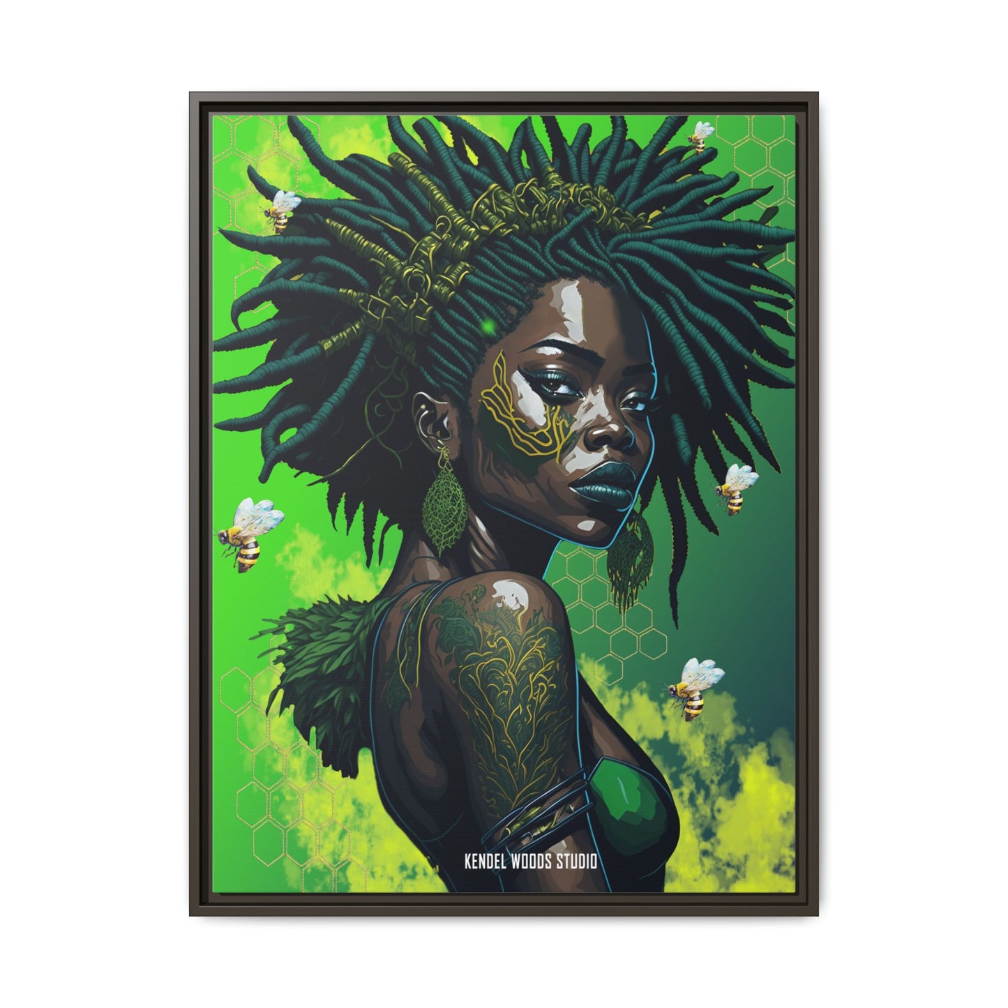 New Type Green Canvas Gallery Wraps