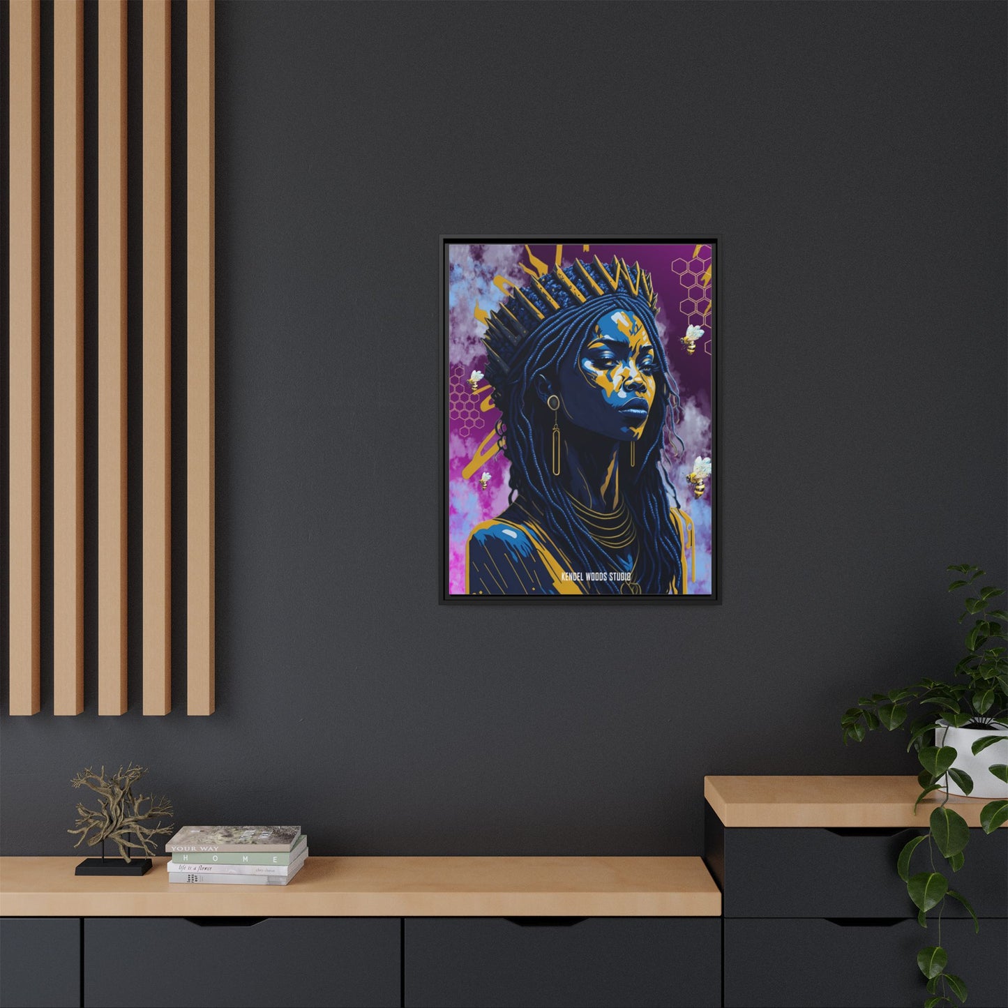 New Type Violet Canvas Gallery Wraps