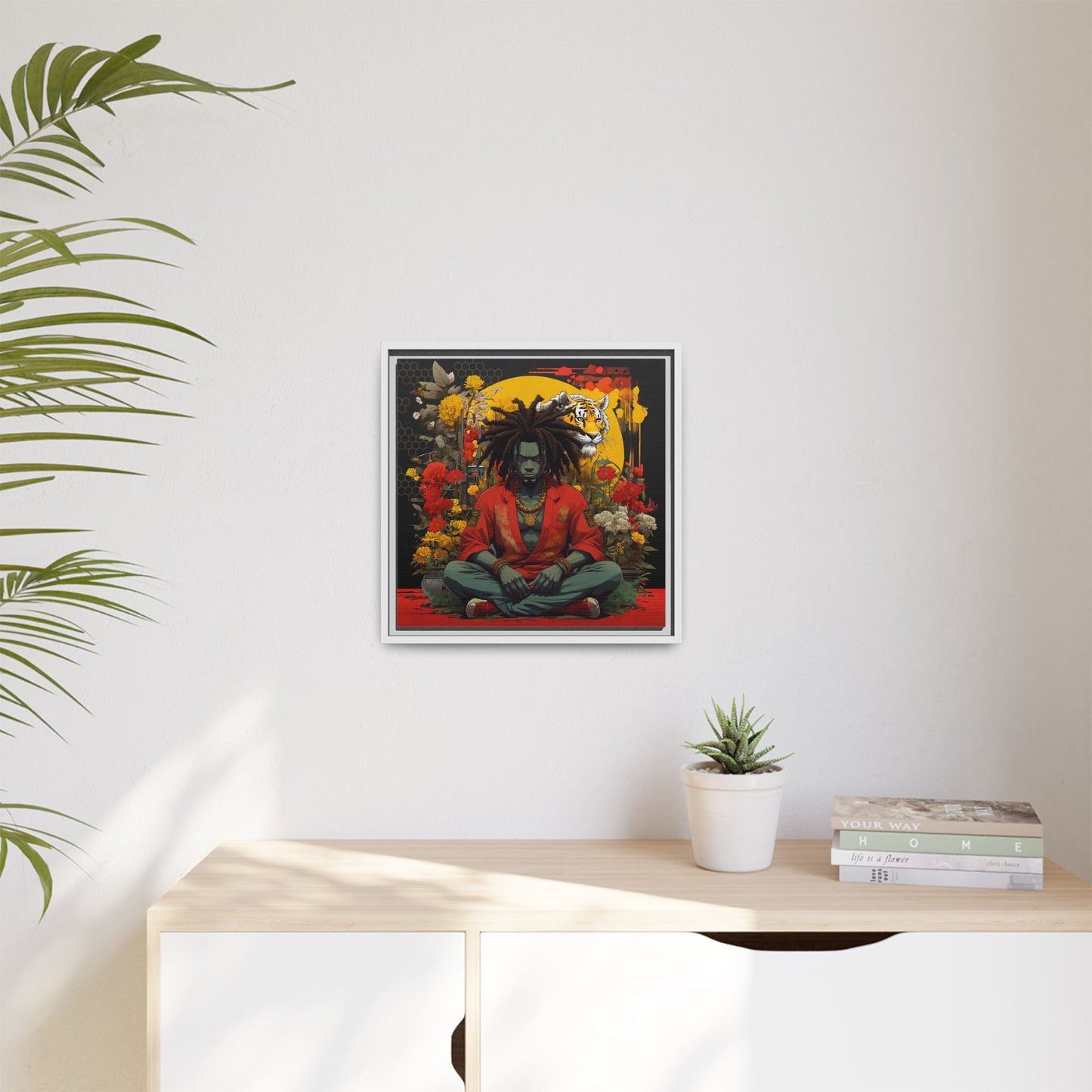 AfroBotRai " Meditation" Canvas Gallery Wraps