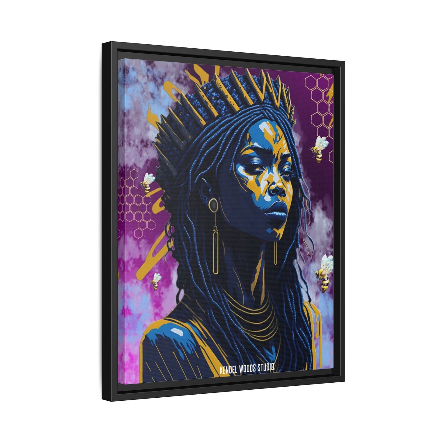 New Type Violet Canvas Gallery Wraps