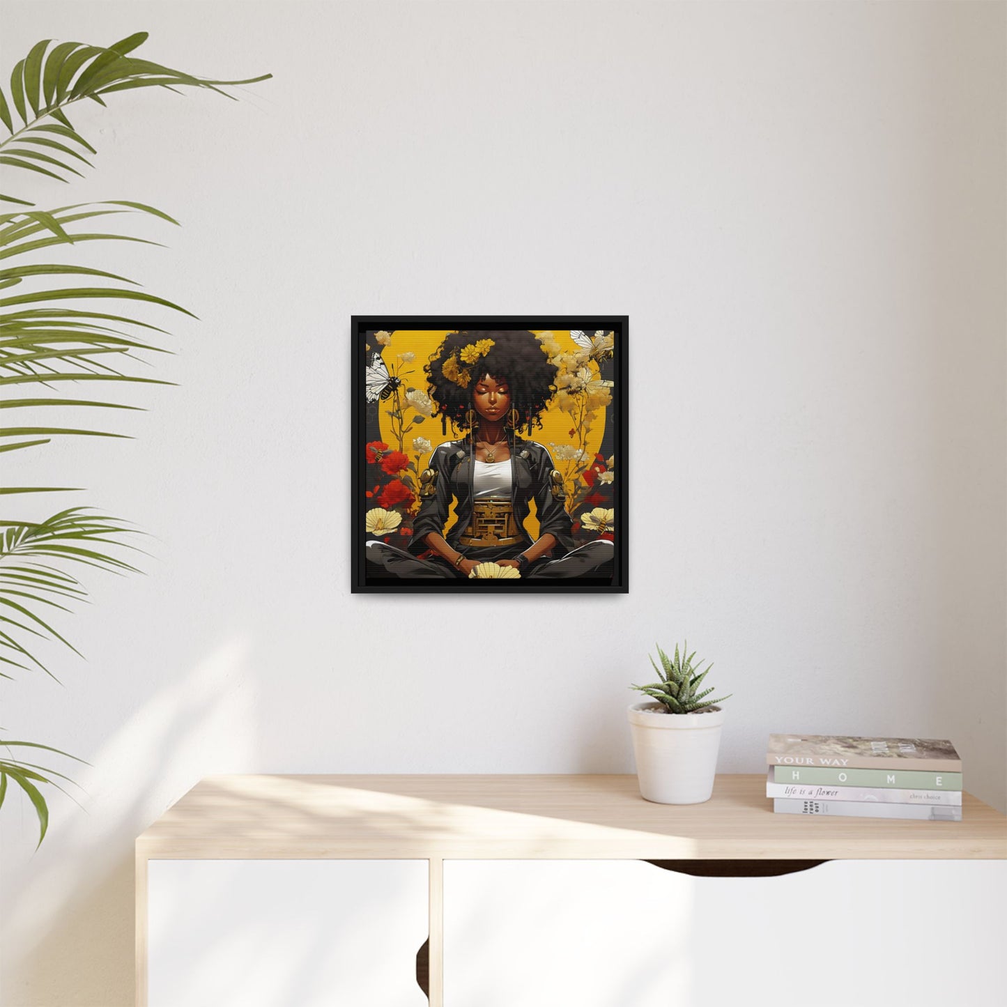 Garden Meditation " Meditation" Canvas Gallery Wraps