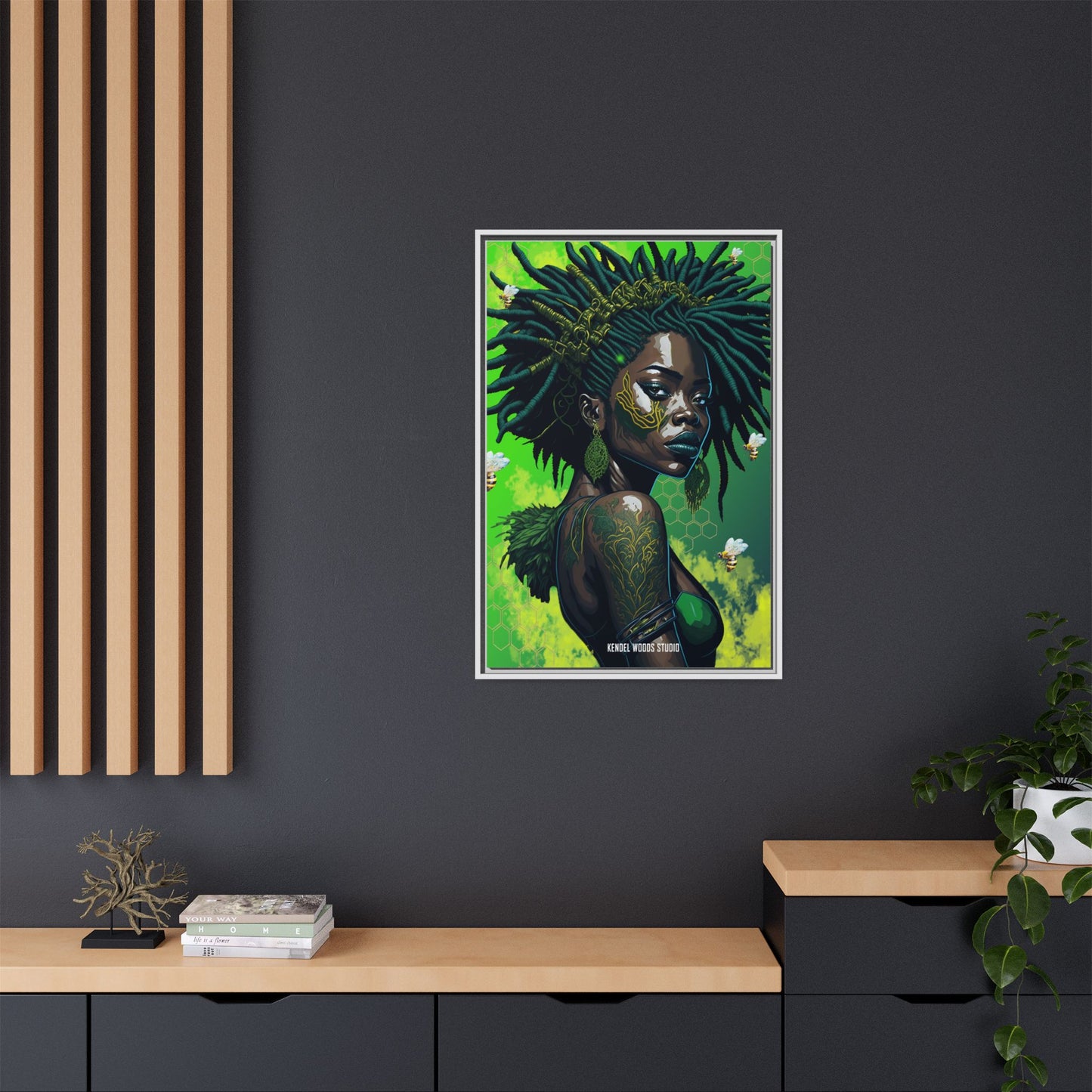 New Type Green Canvas Gallery Wraps