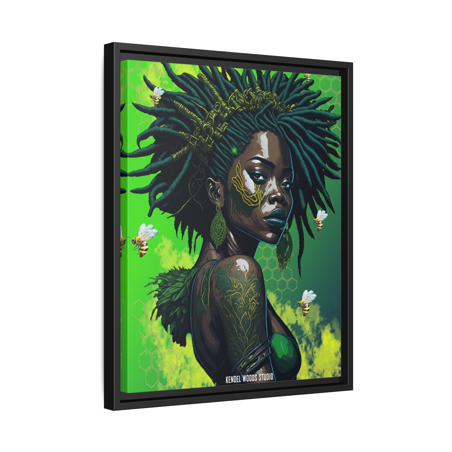 New Type Green Canvas Gallery Wraps