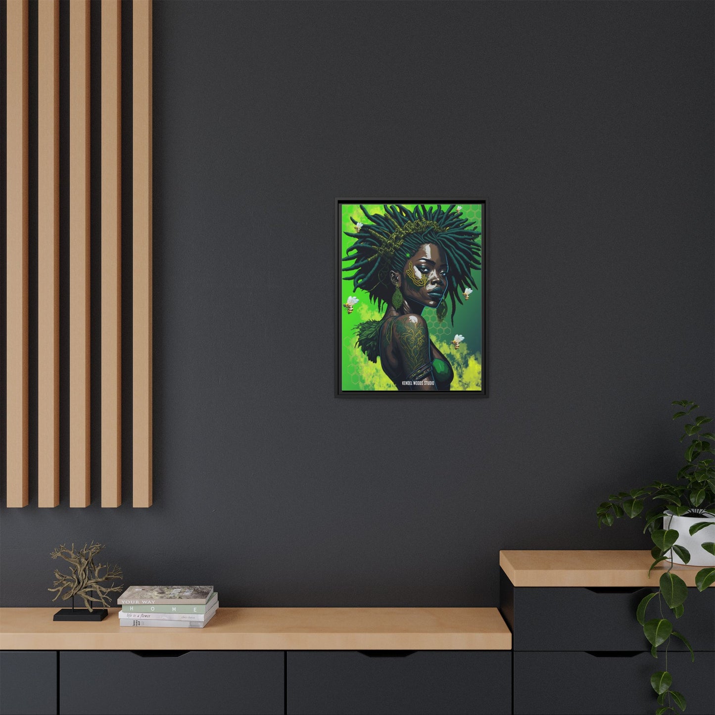 New Type Green Canvas Gallery Wraps