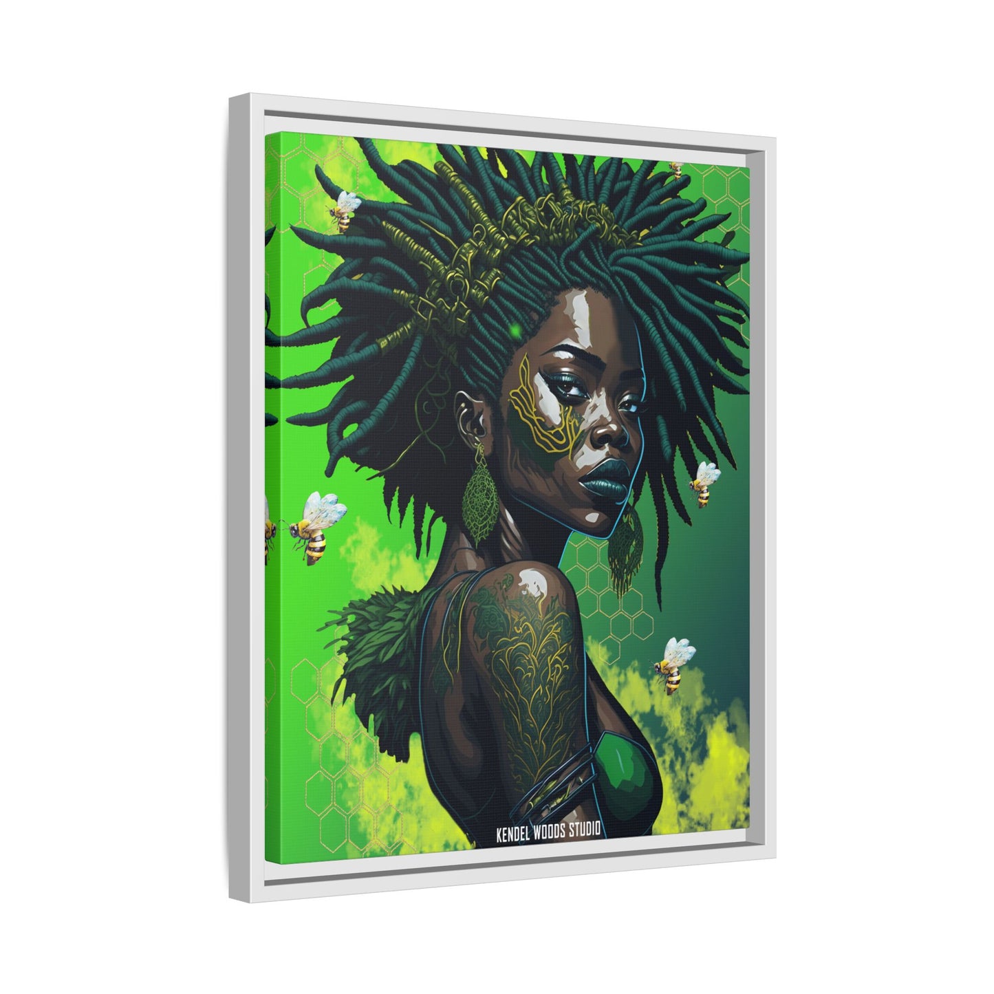 New Type Green Canvas Gallery Wraps