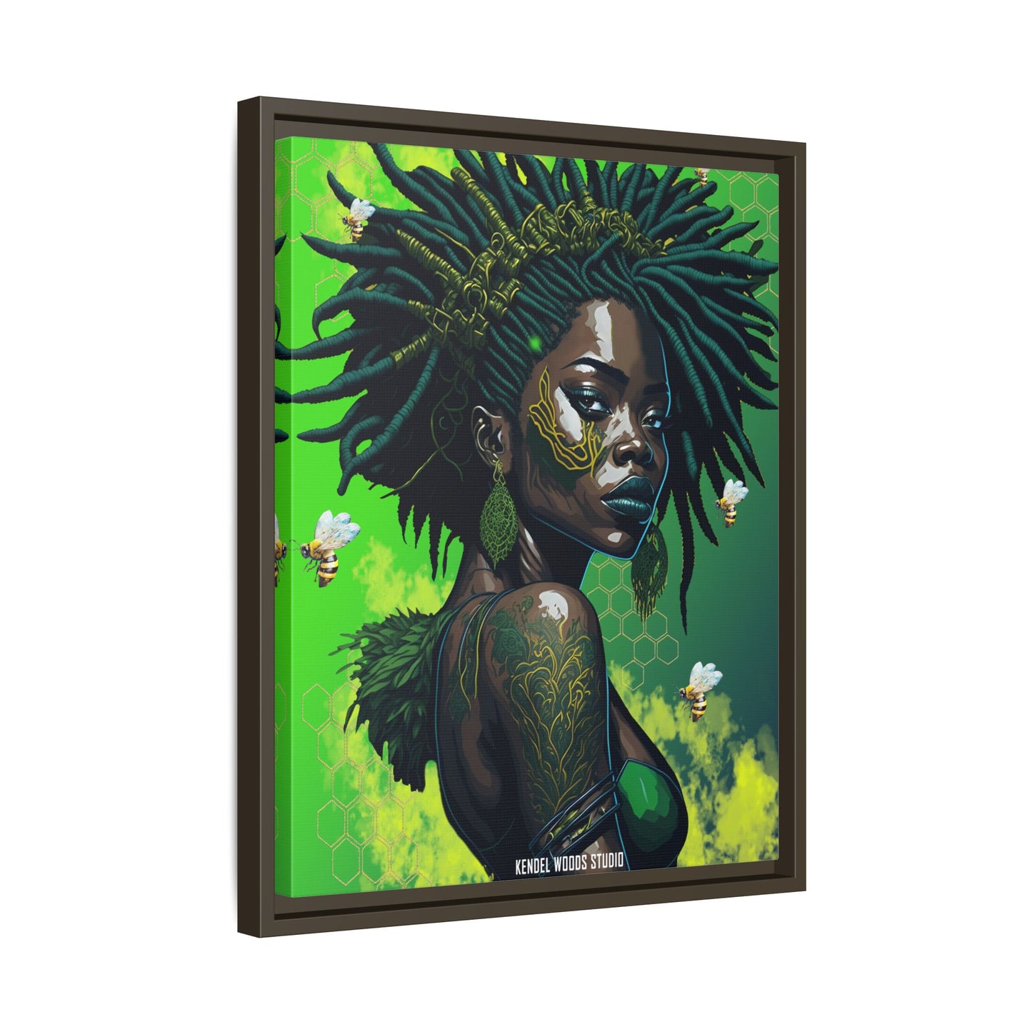 New Type Green Canvas Gallery Wraps