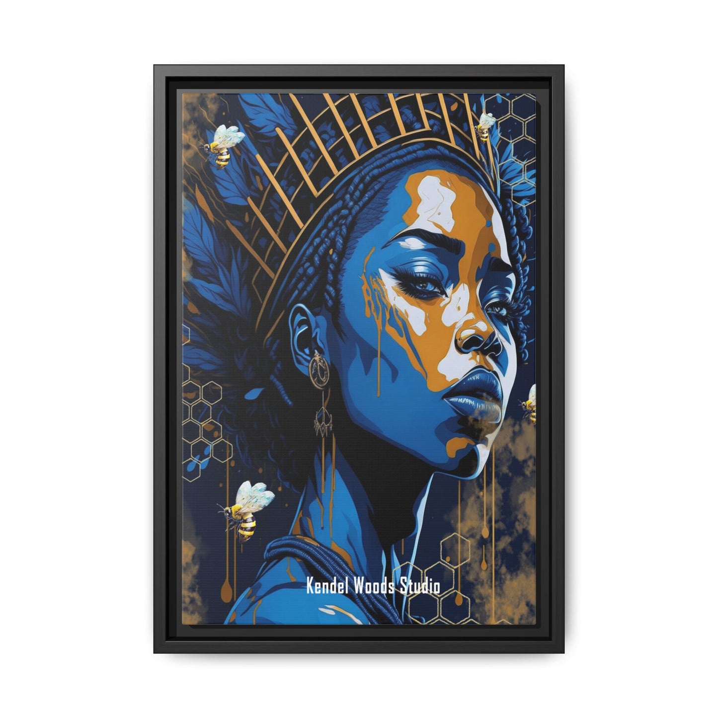New Type Blue Canvas Gallery Wraps