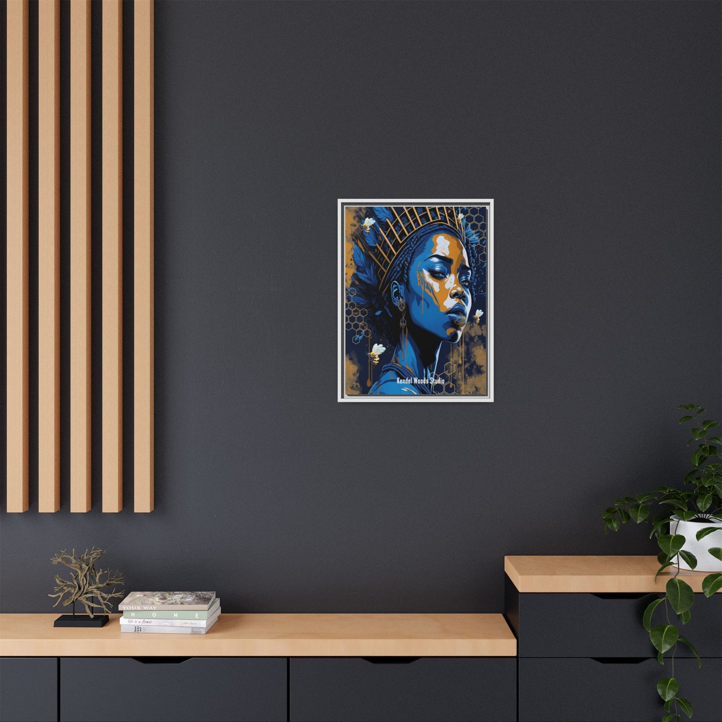 New Type Blue Canvas Gallery Wraps