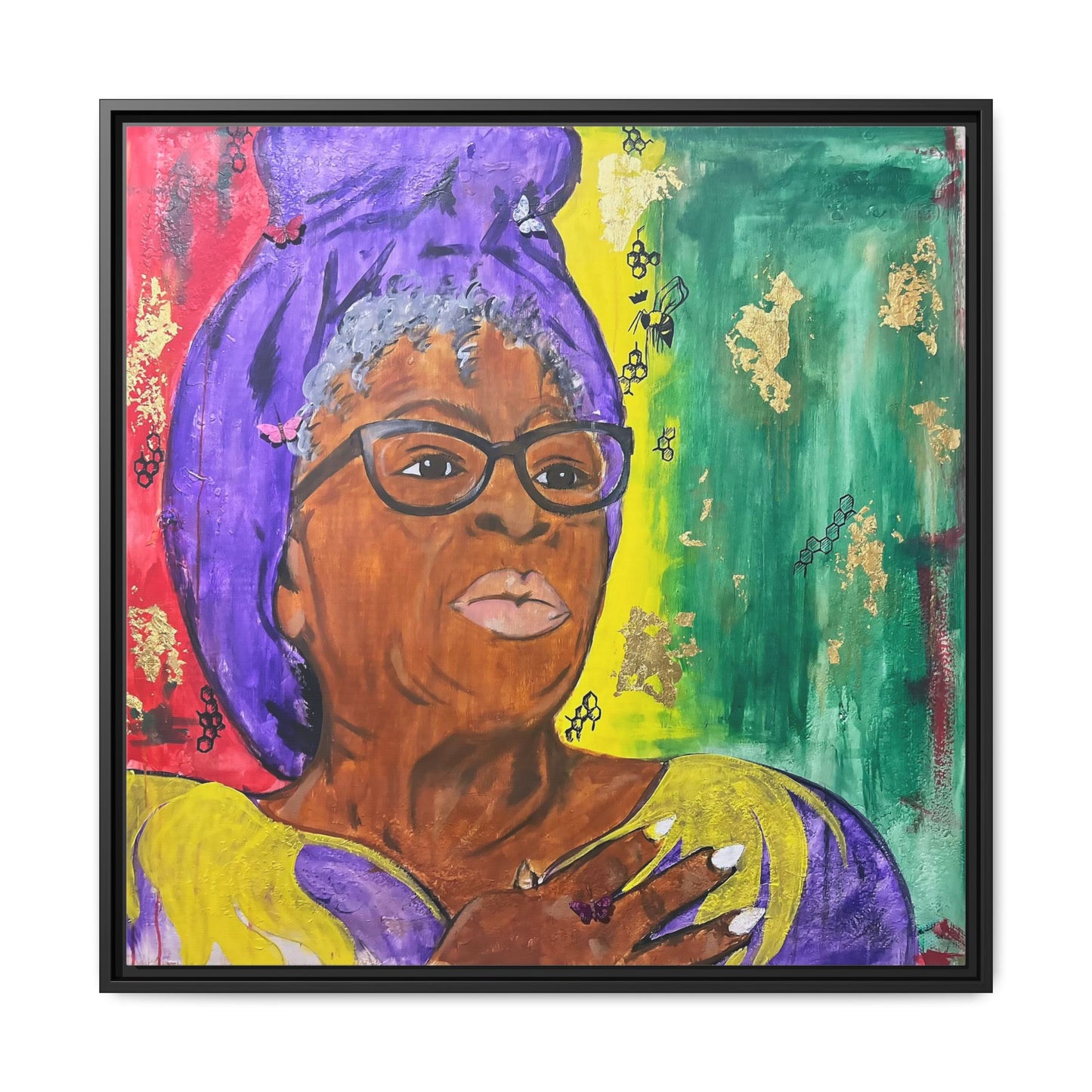 Ms. Opal Lee- Grandmother of Juneteenth-Canvas Gallery Wraps